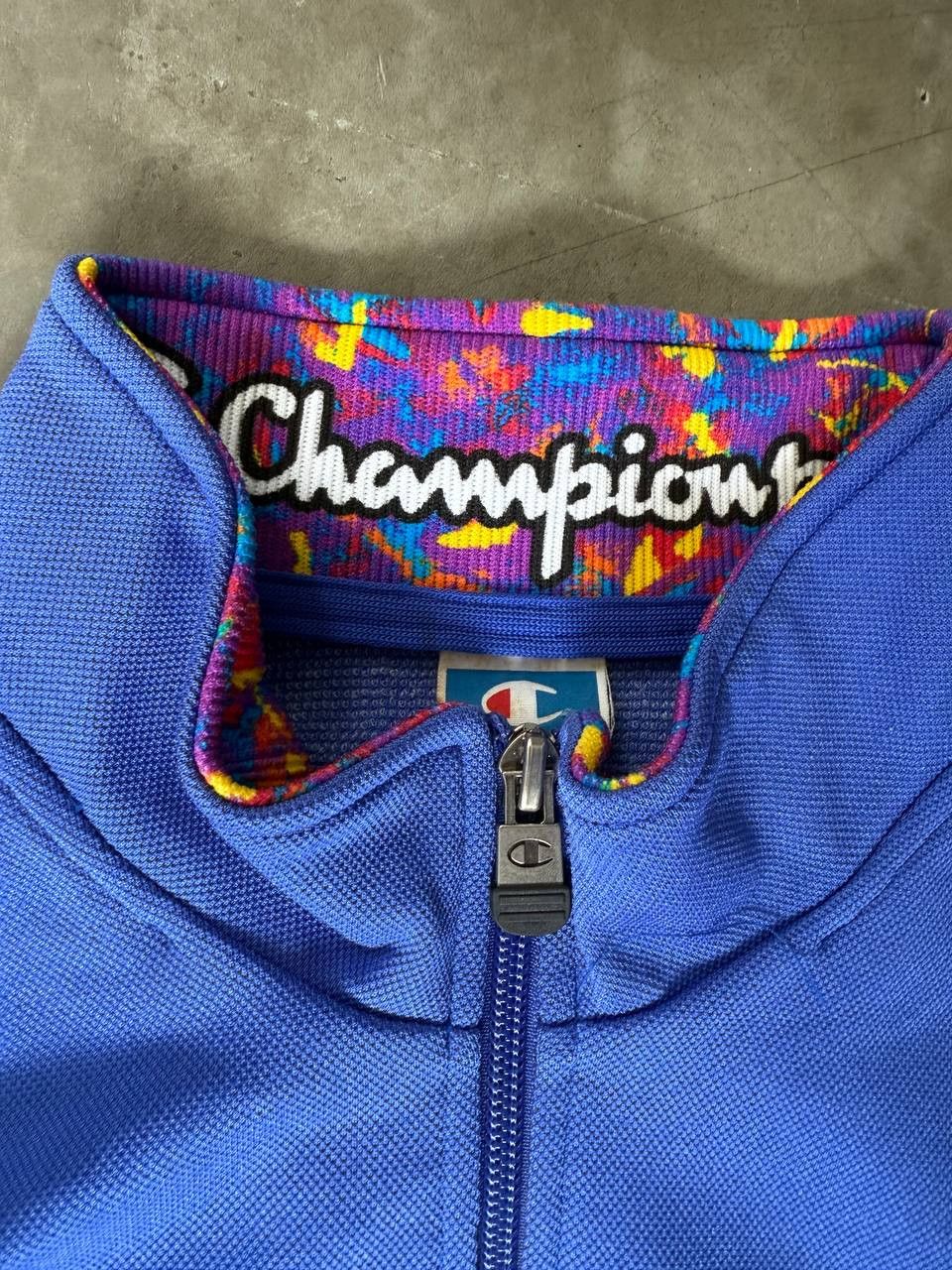 Champion Champion - Blue Fiesta Camo Track Jacket 1990s Large Size US M / EU 48-50 / 2 - 5 Thumbnail