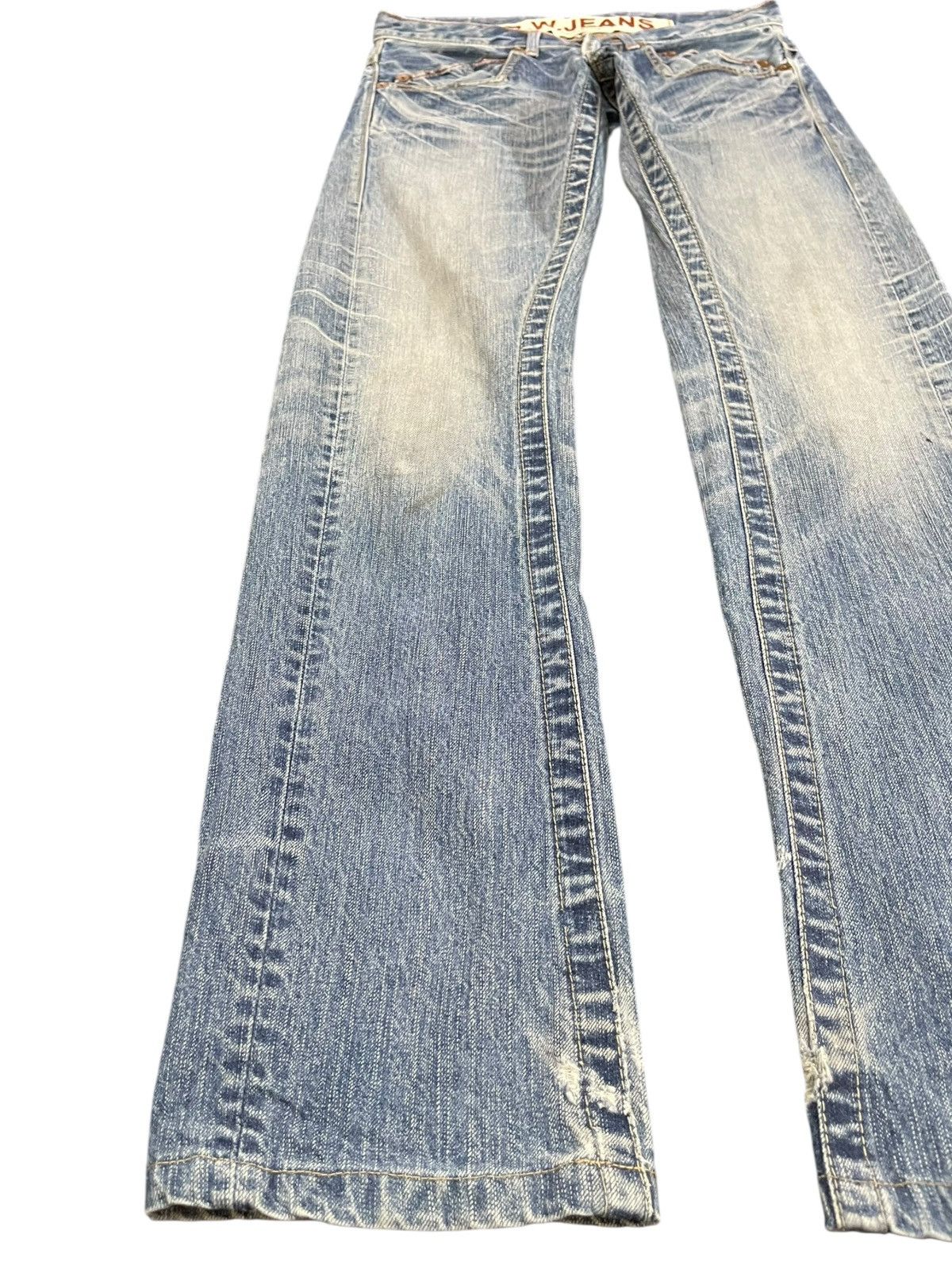 Japan Blue × Le Grande Bleu (L.G.B.) Vintage Blue Way Faded Denim Size US 30 / EU 46 - 5 Thumbnail