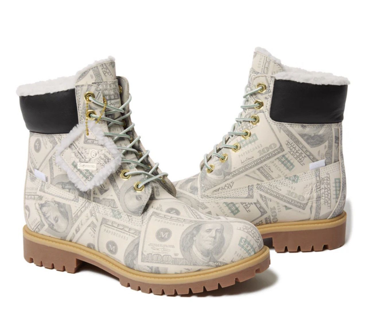 Maison Margiela × Supreme Supreme x Maison Margiela MM6 $100 Money Timberland Boot 9.5 Size US 9.5 / EU 42-43 - 1 Thumbnail