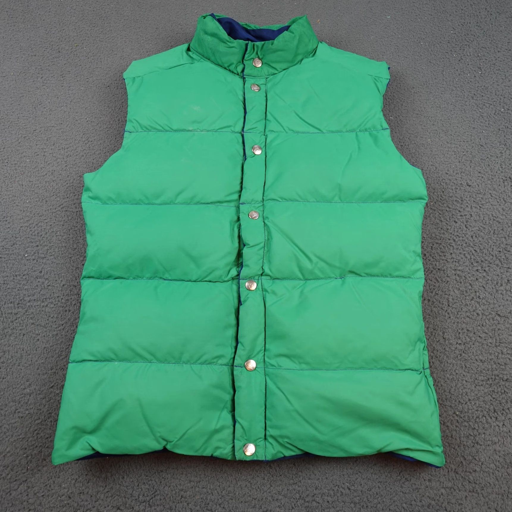Vintage VINTAGE Gerry Vest Mens Medium Blue Reversible Puffer Made USA Style 6412 Size US M / EU 48-50 / 2 - 7 Thumbnail