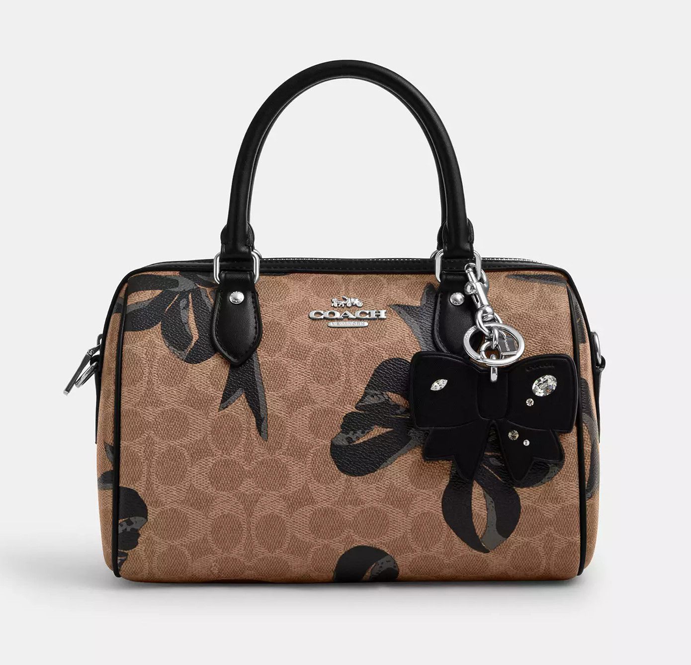Coach Bow Bag Charm With Gems CZ171 Size ONE SIZE - 4 Thumbnail