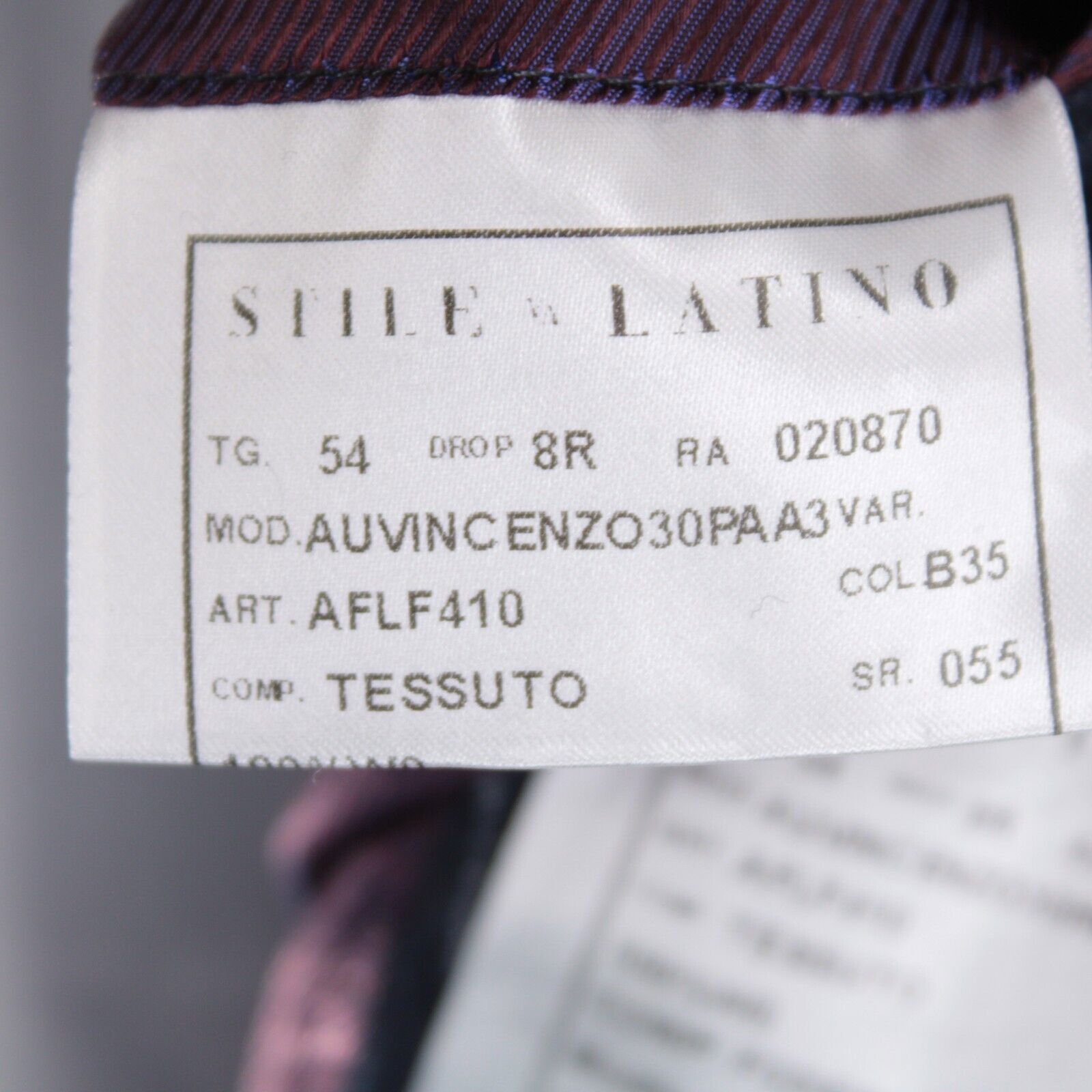 Other Stile Latino Suit Size US 44 Regular in Blue Size 44R - 9 Thumbnail
