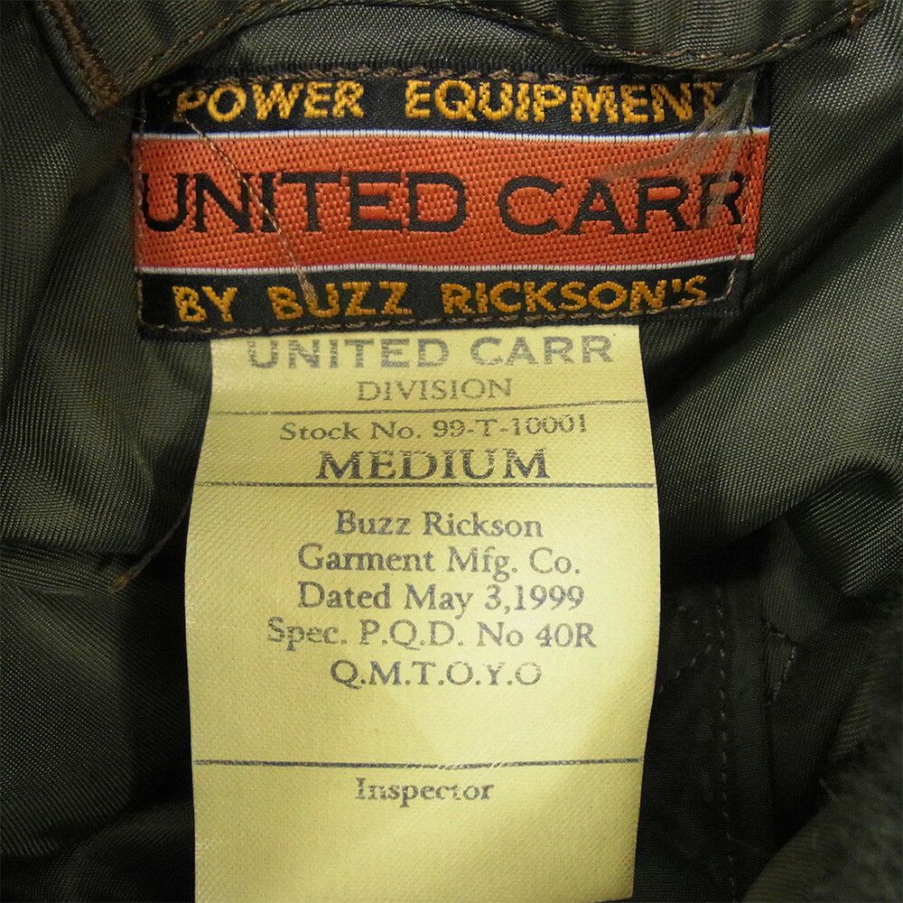 Buzz Rickson's United Carr N-3B Military Flight Jacket Size US M / EU 48-50 / 2 - 4 Thumbnail