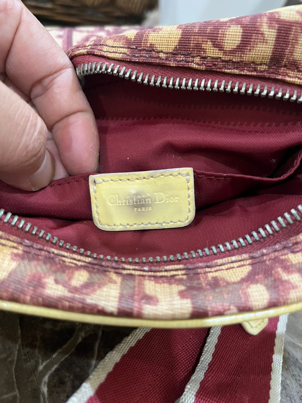 Dior Authentic Vintage CHRISTIAN DIOR Trotter Canvas Shoulder bag Size ONE SIZE - 20 Thumbnail