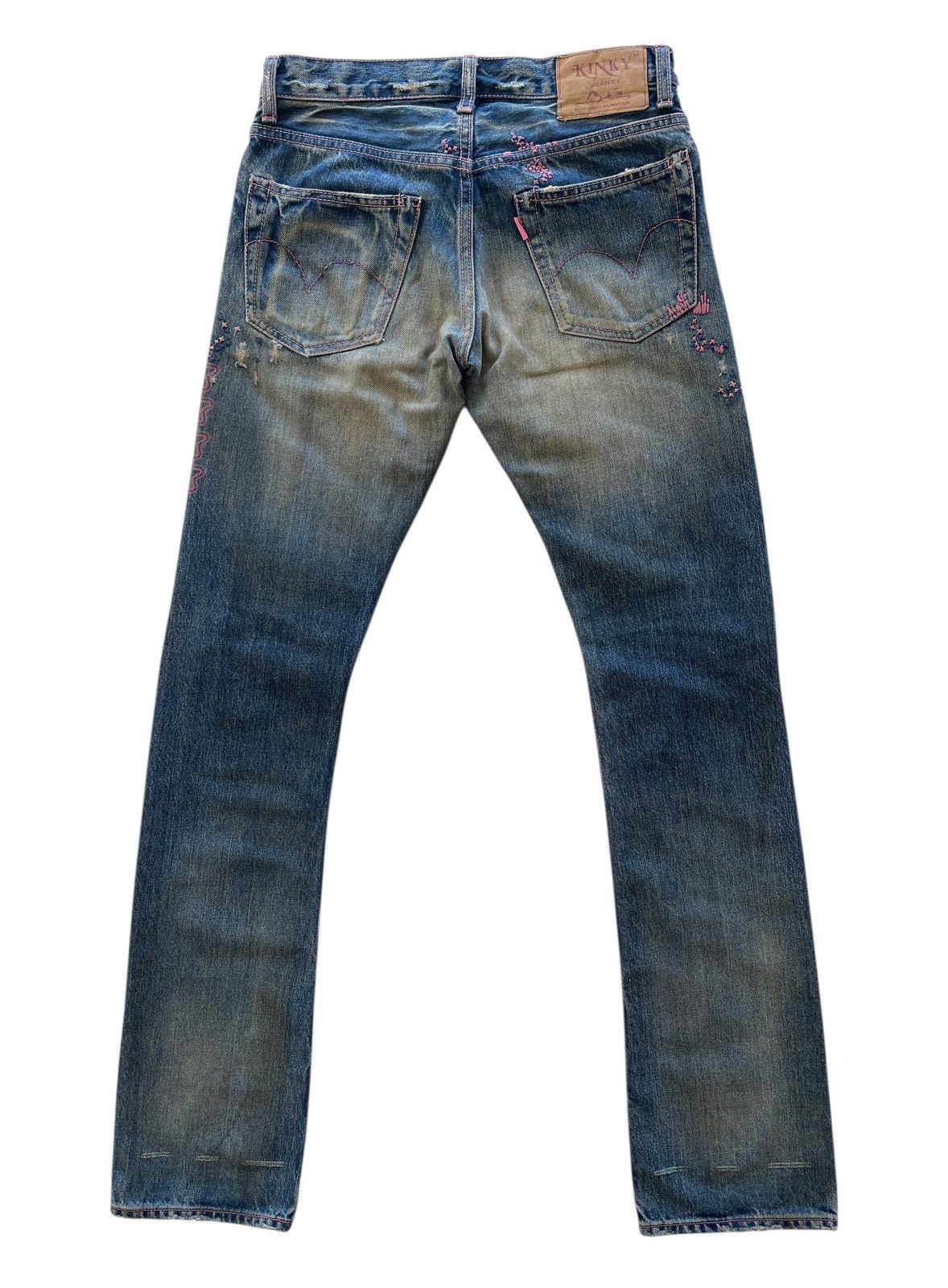 Hysteric Glamour Hysteric Glamour Distressed Rusty Flare Selvedge Denim Size 28" / US 6 / IT 42 - 10 Thumbnail