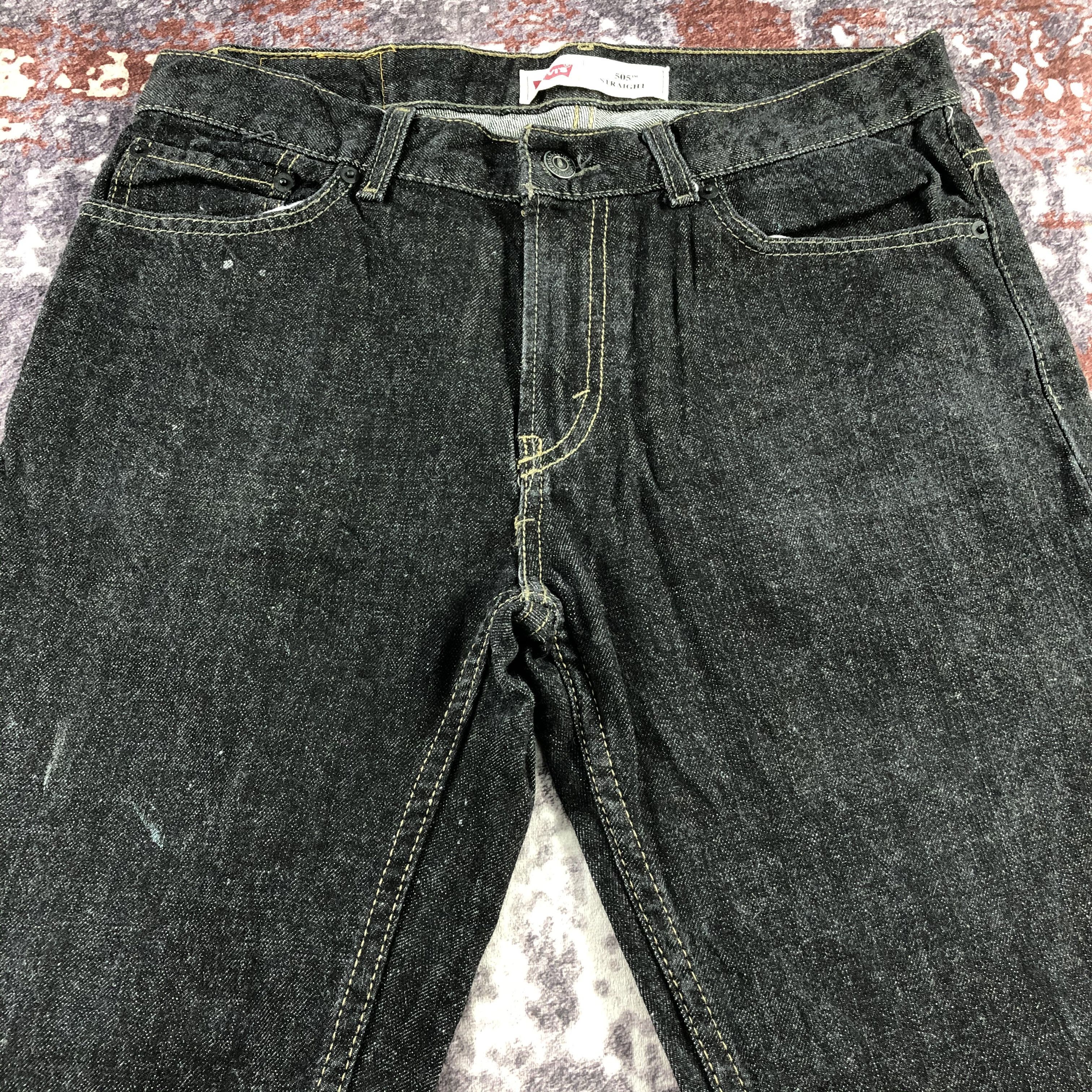 Levi's × Vintage Vintage Faded Black Levis 505 Jeans-JM3082 Size US 32 / EU 48 - 3 Thumbnail