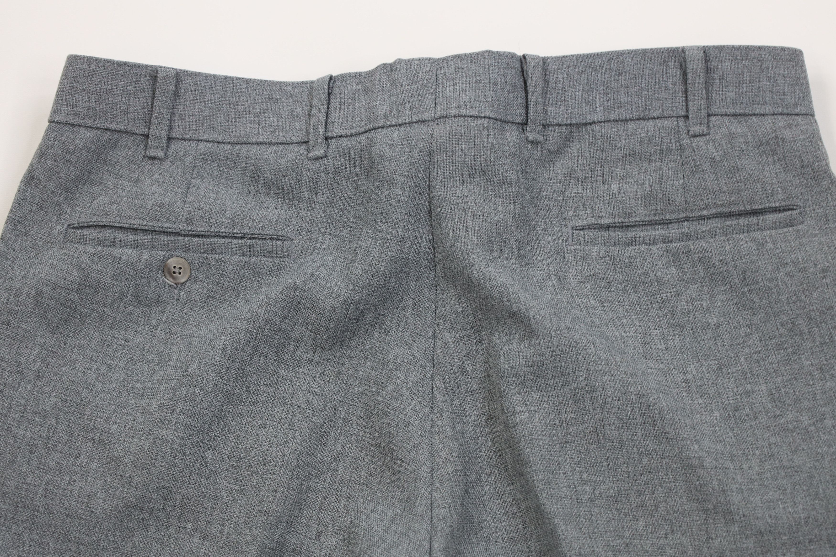 Levi's Vintage 70s Levis Wide Leg Chino Pants Trousers Gray USA Size US 36 / EU 52 - 10 Thumbnail