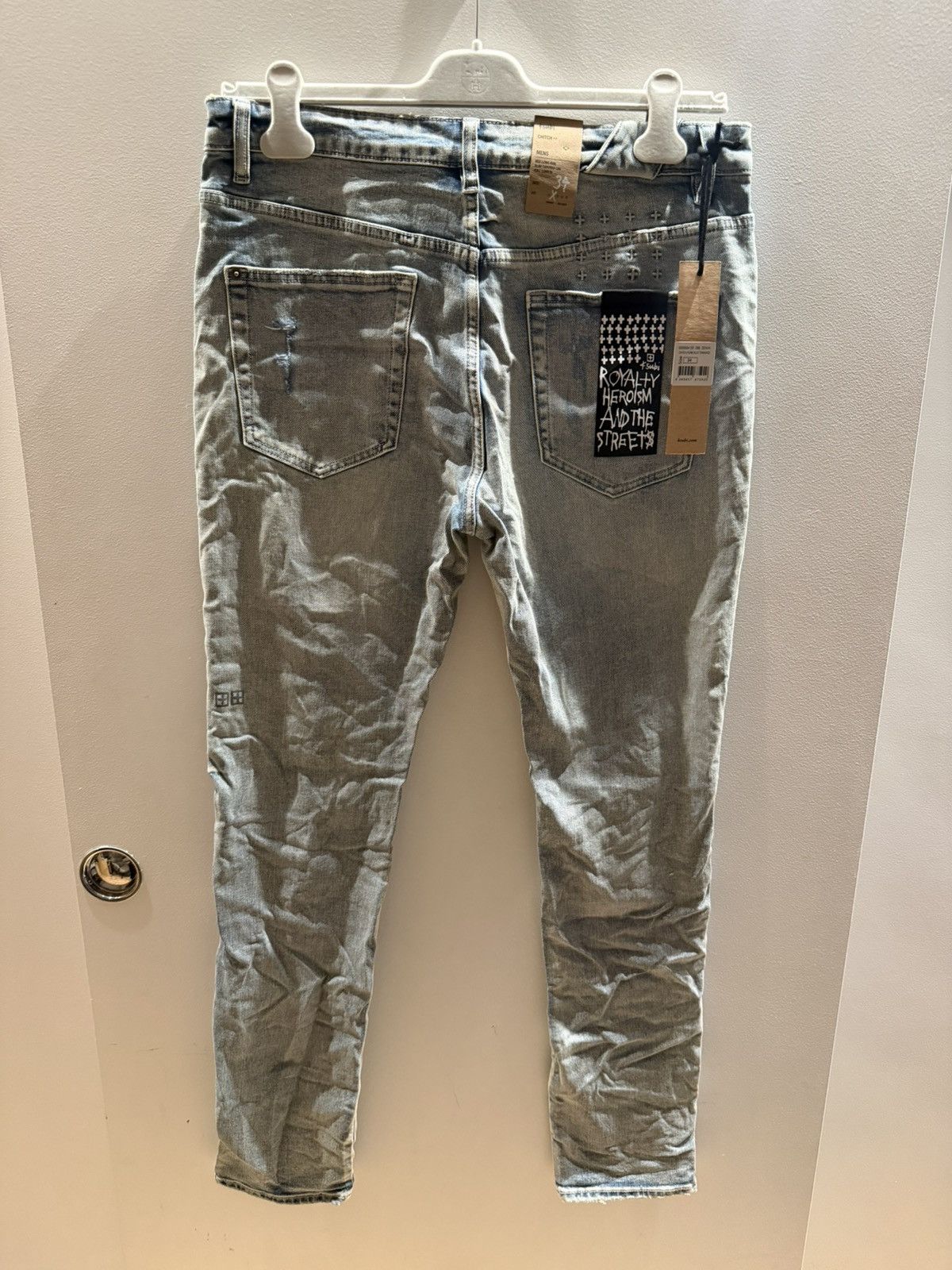 Ksubi Ksubi Chitch Punk Blue Thrashed Jeans Size 34 Size US 34 / EU 50 - 2 Thumbnail