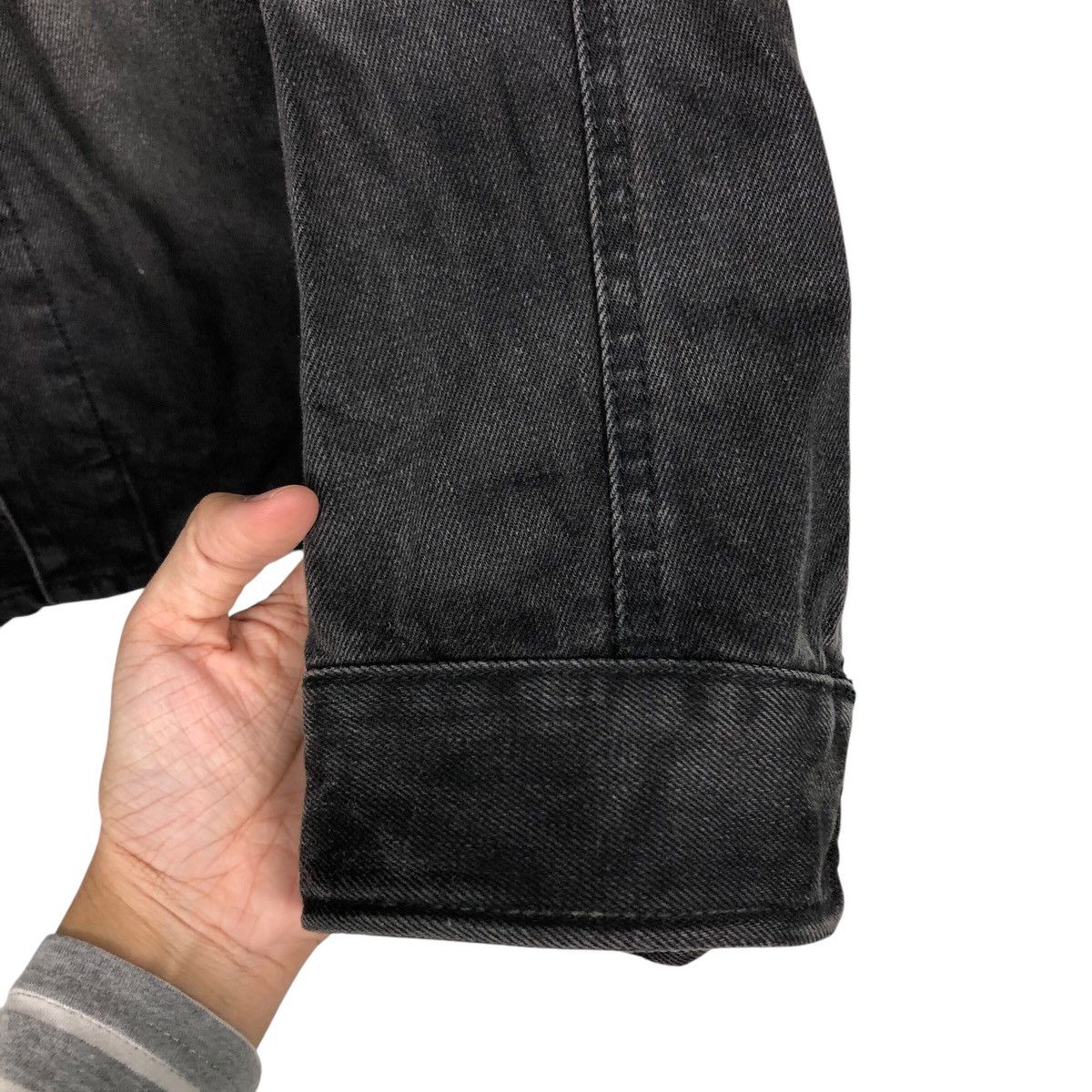 Japanese Brand 📌Schlussel Biker Denim Jacket Iconic Black Issey Miyake Size US M / EU 48-50 / 2 - 16 Thumbnail
