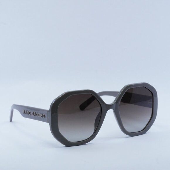 Marc Jacobs Marc Jacobs MARC 659/S 0KB7 HA Sunglasses Grey Geometric Size ONE SIZE - 5 Thumbnail