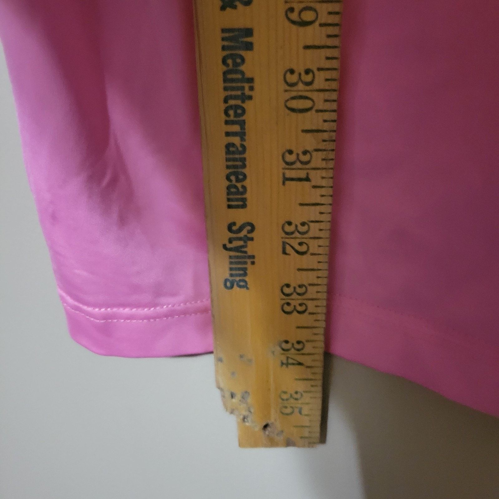 & Other Stories Pebble Beach Performance Pink Polo SZ Large Logo See Picture Size US L / EU 52-54 / 3 - 7 Thumbnail