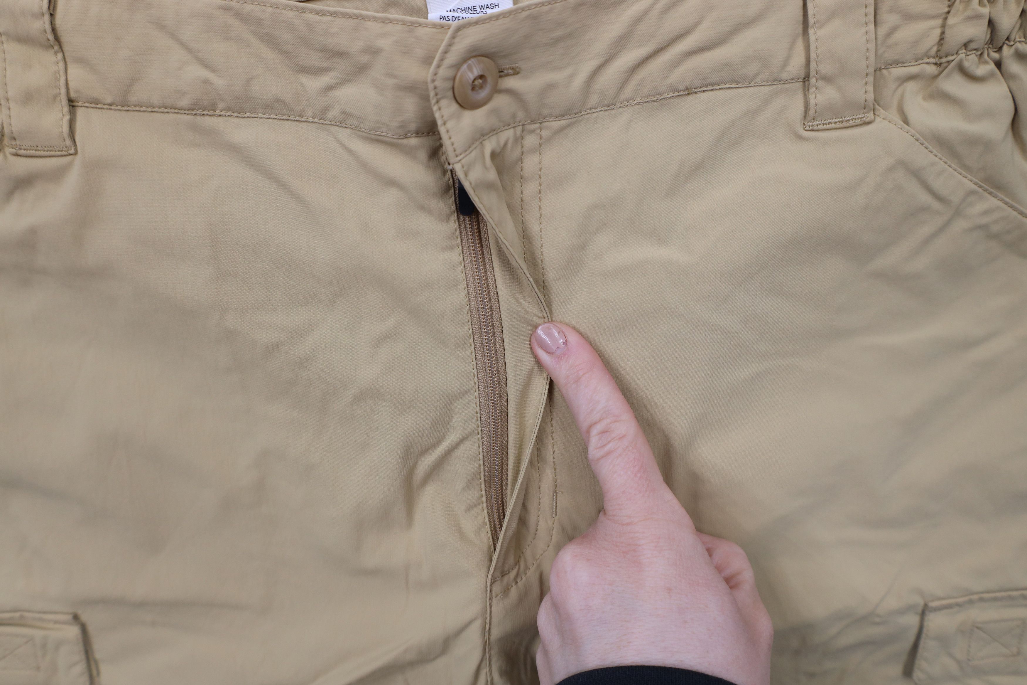L.L. Bean × Vintage Vintage Y2K LL Bean Tech Hiking Cargo Shorts Beige Nylon Size US 34 / EU 50 - 5 Thumbnail