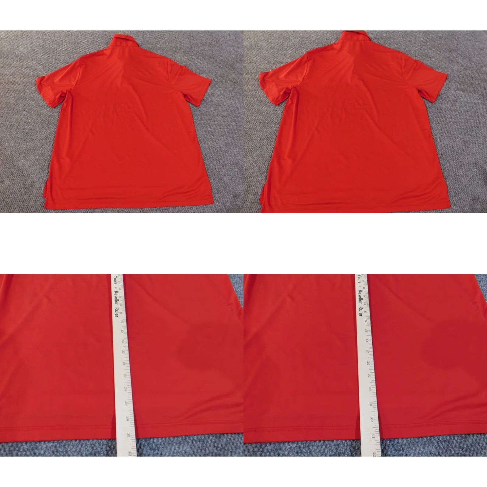 RLX Ralph Lauren RLX Ralph Lauren Polo Shirt XL Red Mens stretch golf polyester solid short sleeve collared logo Size US XL / EU 56 / 4 - 8 Thumbnail