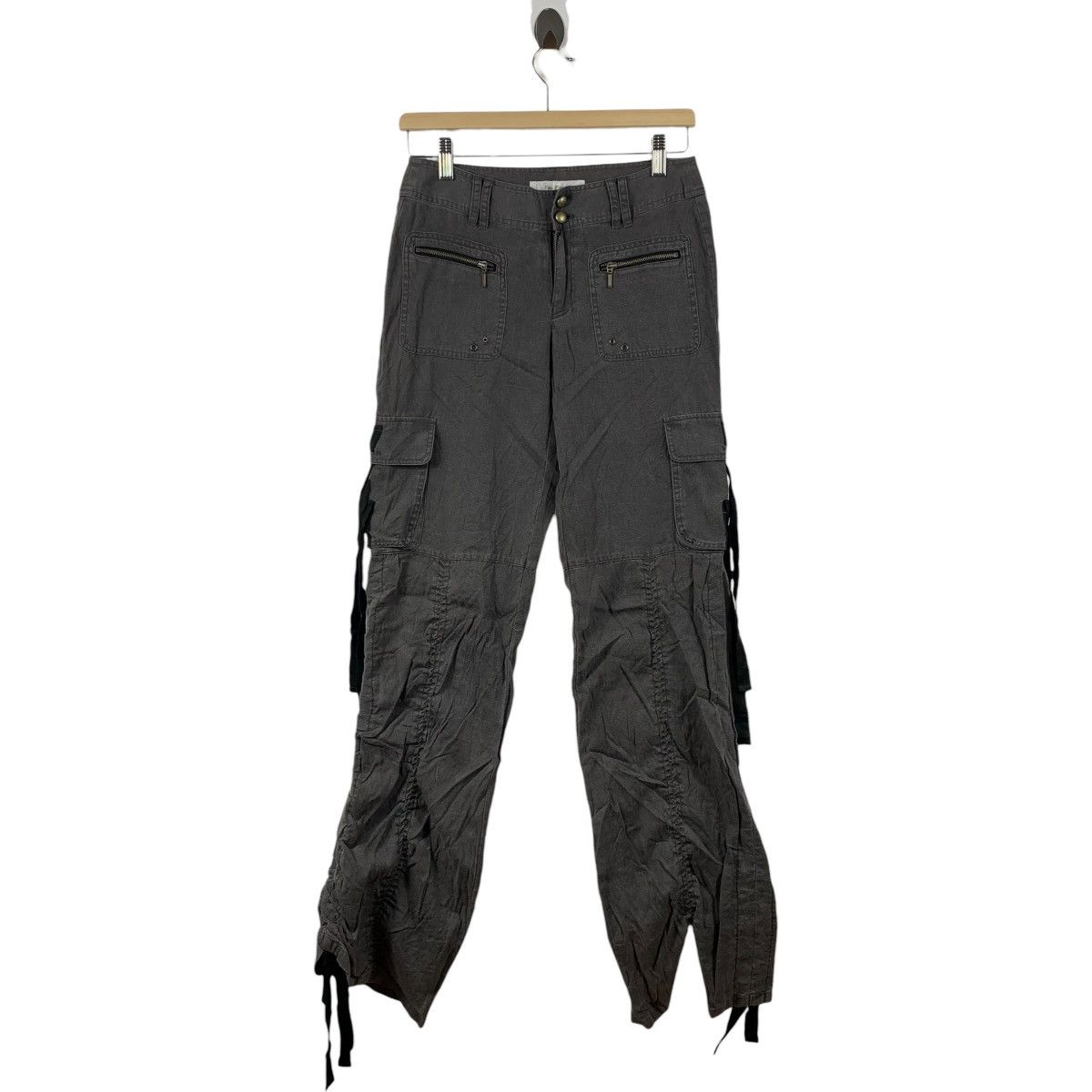Designer × Japanese Brand FEEL FIELDS Multipocket cargo parachute pants Size US 27 - 1 Thumbnail