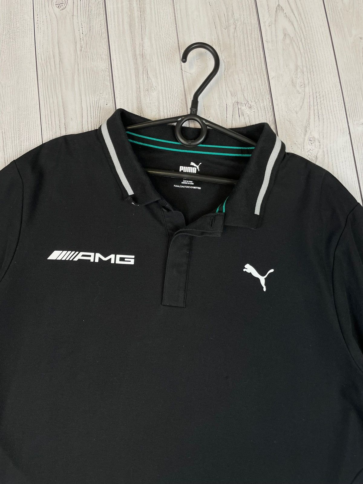 Mercedes-Benz Puma x Mercedes AMG petronas size XXL polo black Size US XXL / EU 58 / 5 - 2 Thumbnail