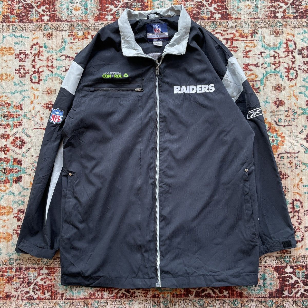 NFL × Reebok Vintage NFL REBOOK RAIDERS WINDBREAKER Size US L / EU 52-54 / 3 - 1 Thumbnail