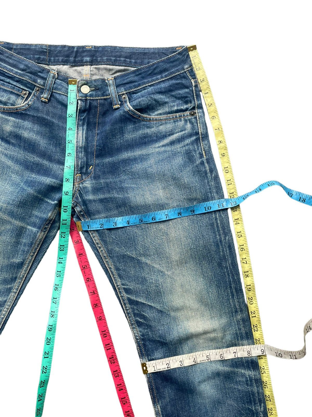HRMTG HRM Selvedge Distresed Denim Size US 33 - 15 Thumbnail
