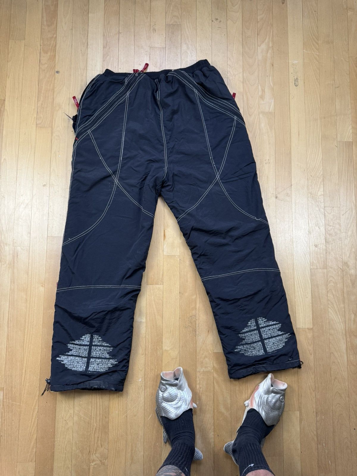 Ecko Unltd. × Vintage Vintage 90’s Rarest Ecko Unltd y2k Full zip Ski pants Usa Size US 36 / EU 52 - 2 Thumbnail