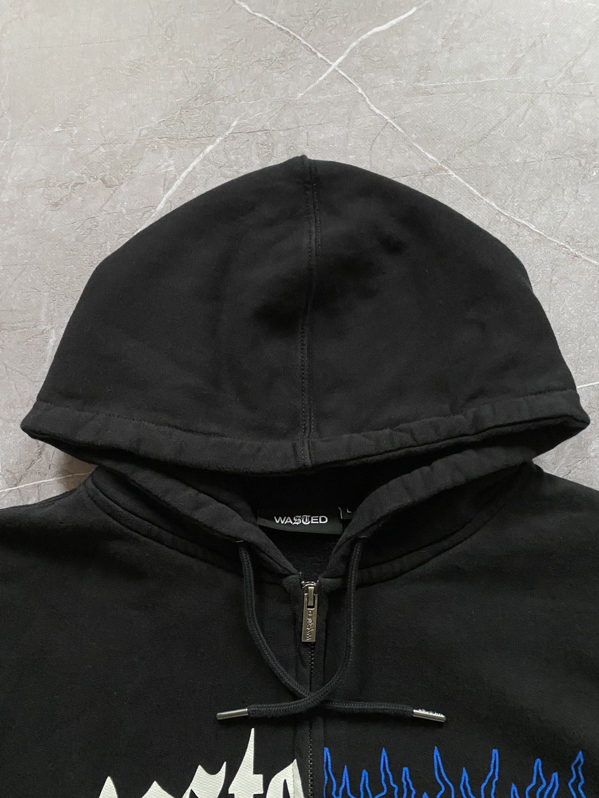 Wasted Paris × Wasted Youth Rare Wasted Paris Hoodie Big Logo Y2K Gothic Dead Skull Size US L / EU 52-54 / 3 - 6 Thumbnail