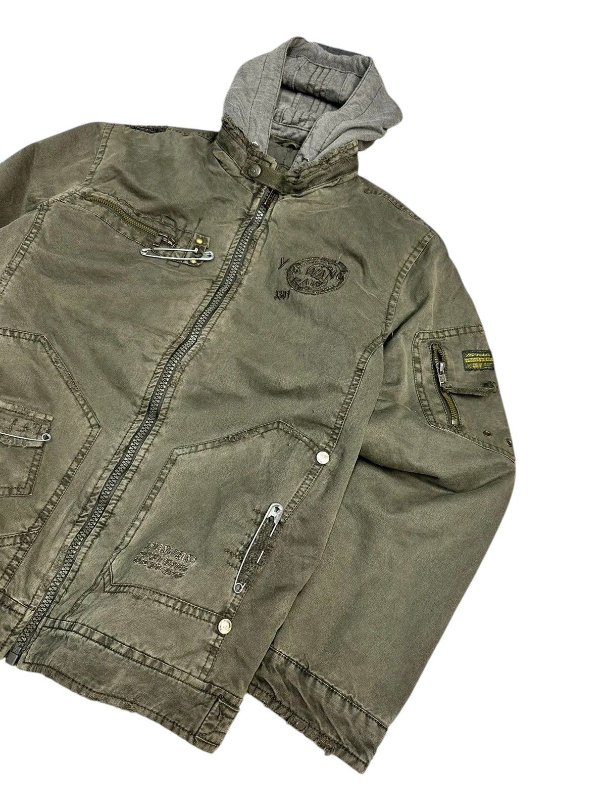 Diesel Ifsixwasnine LGB Vintage Japan Y2K Fur Hooded Jacket Size US M / EU 48-50 / 2 - 3 Thumbnail