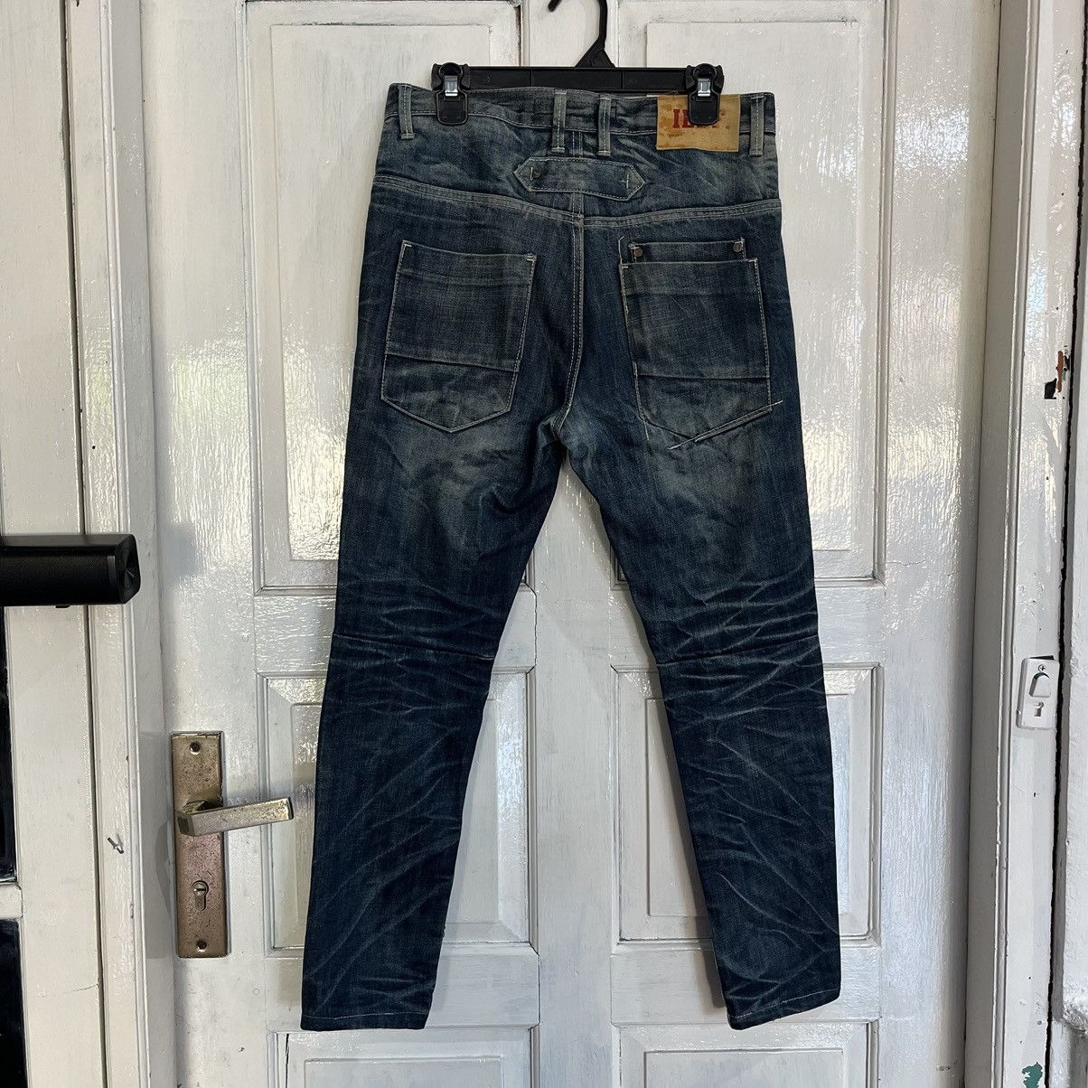 Japanese Brand Vintage ILDF Fatique Washed Ripped Jeans Denim Size US 32 / EU 48 - 4 Thumbnail