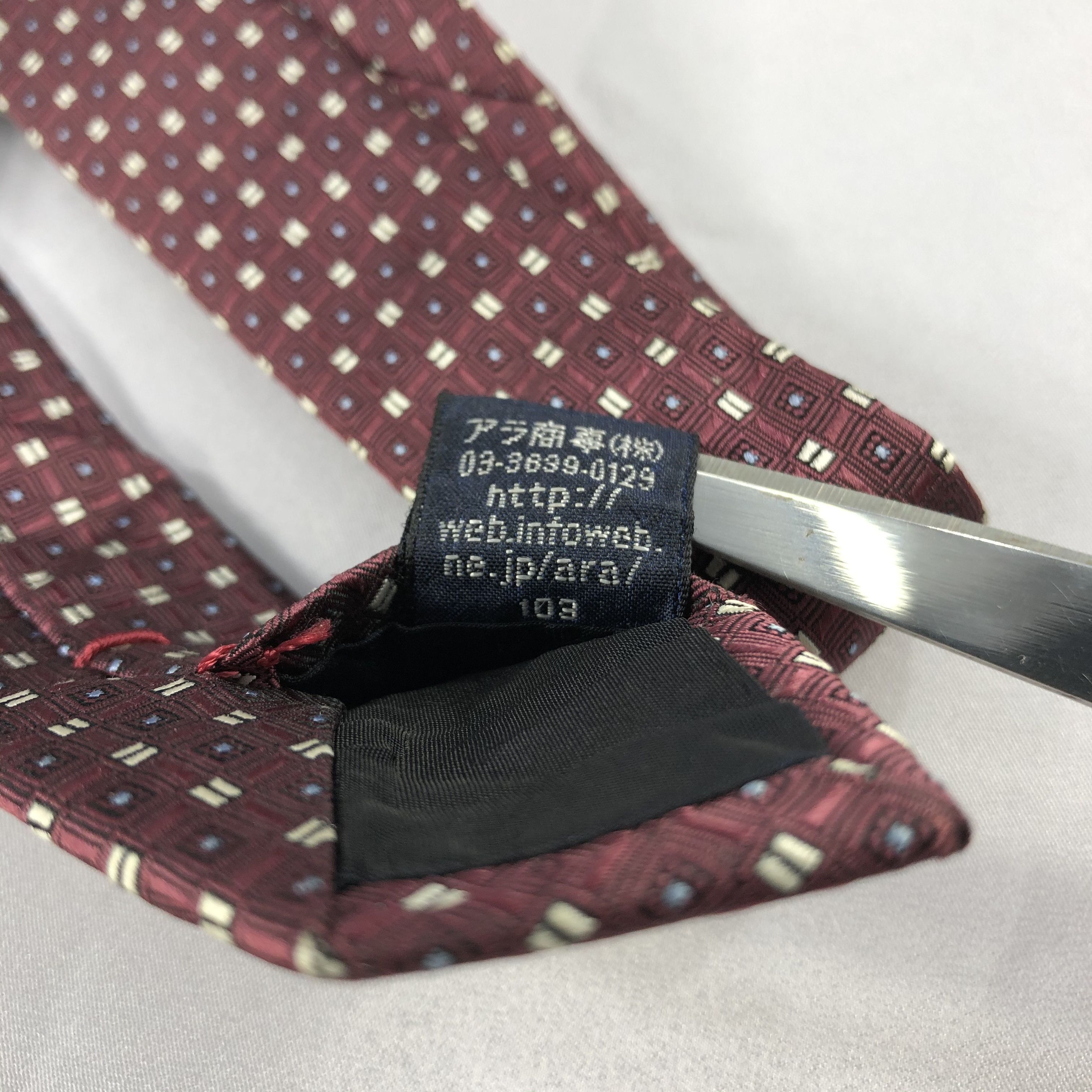 Burberry × Vintage Burberry Silk Neck Ties T84 Size ONE SIZE - 6 Thumbnail