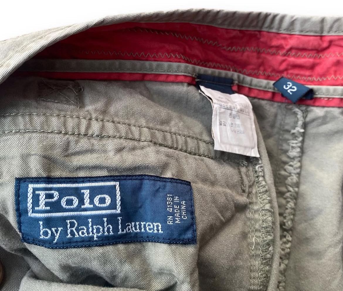 Polo Ralph Lauren 2000s Polo Ralph Lauren Splatter Camp Cargo Short Pants Size US 32 / EU 48 - 6 Thumbnail