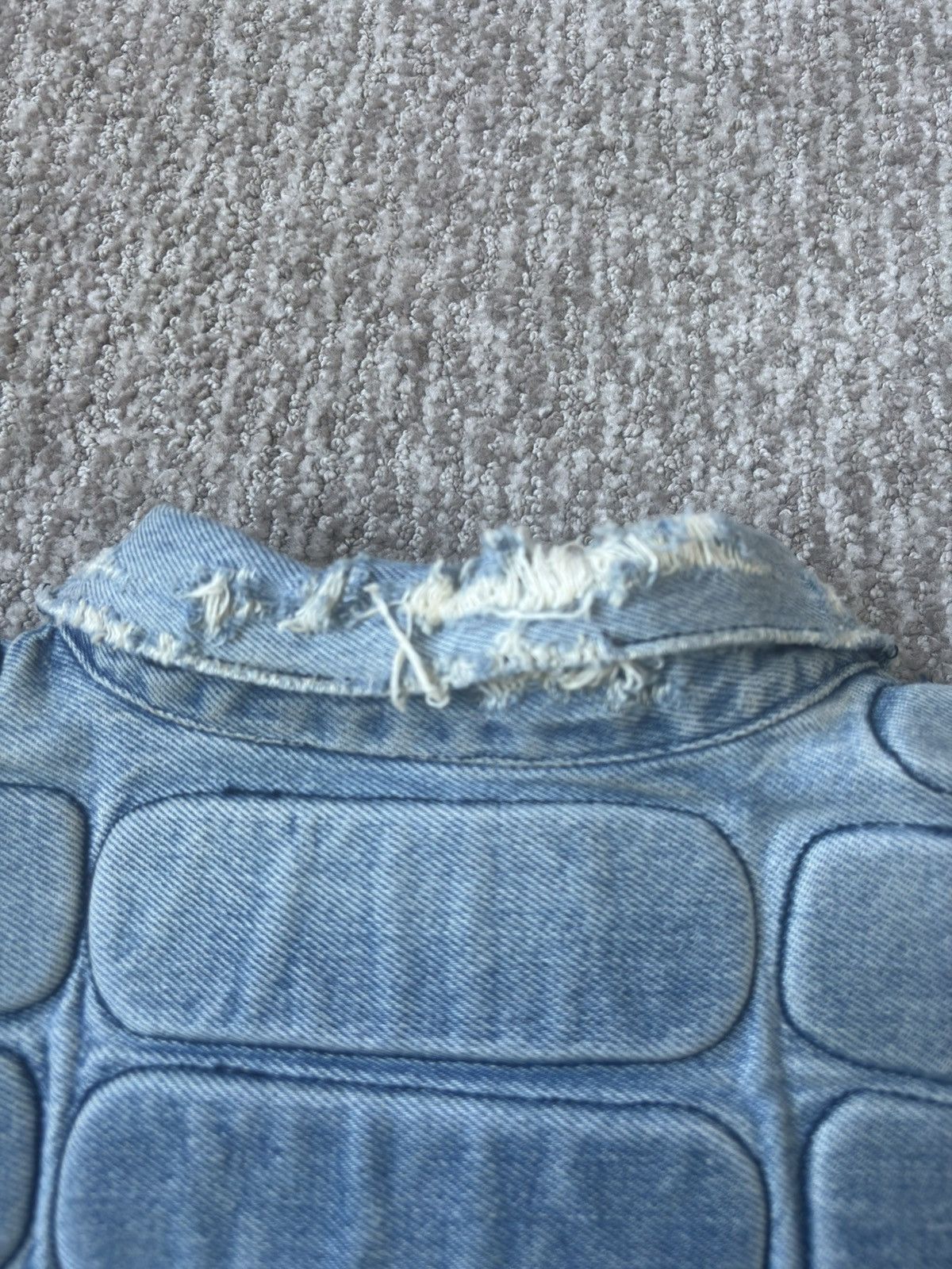 Balenciaga × Gap × Yeezy Prototype Padded Denim Jacket Size US M / EU 48-50 / 2 - 3 Thumbnail