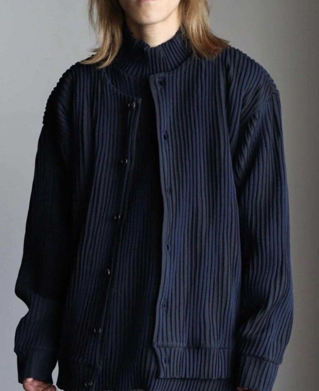 Stein stein Oblique Patterned Knit Cardigan Size US S / EU 44-46 / 1 - 7 Thumbnail