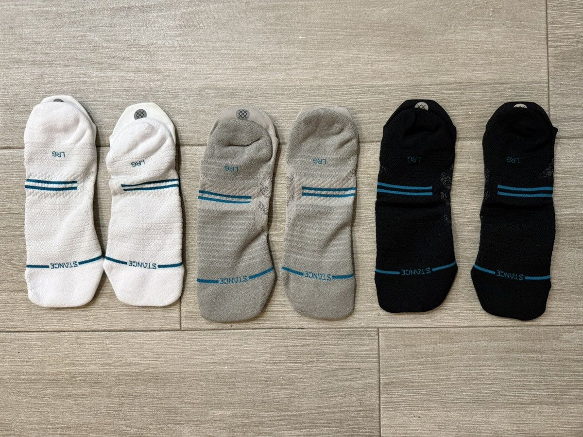 Stance Socks Stance Light Performance Tab 3 Pack White Grey Black Socks L Size ONE SIZE - 2 Thumbnail