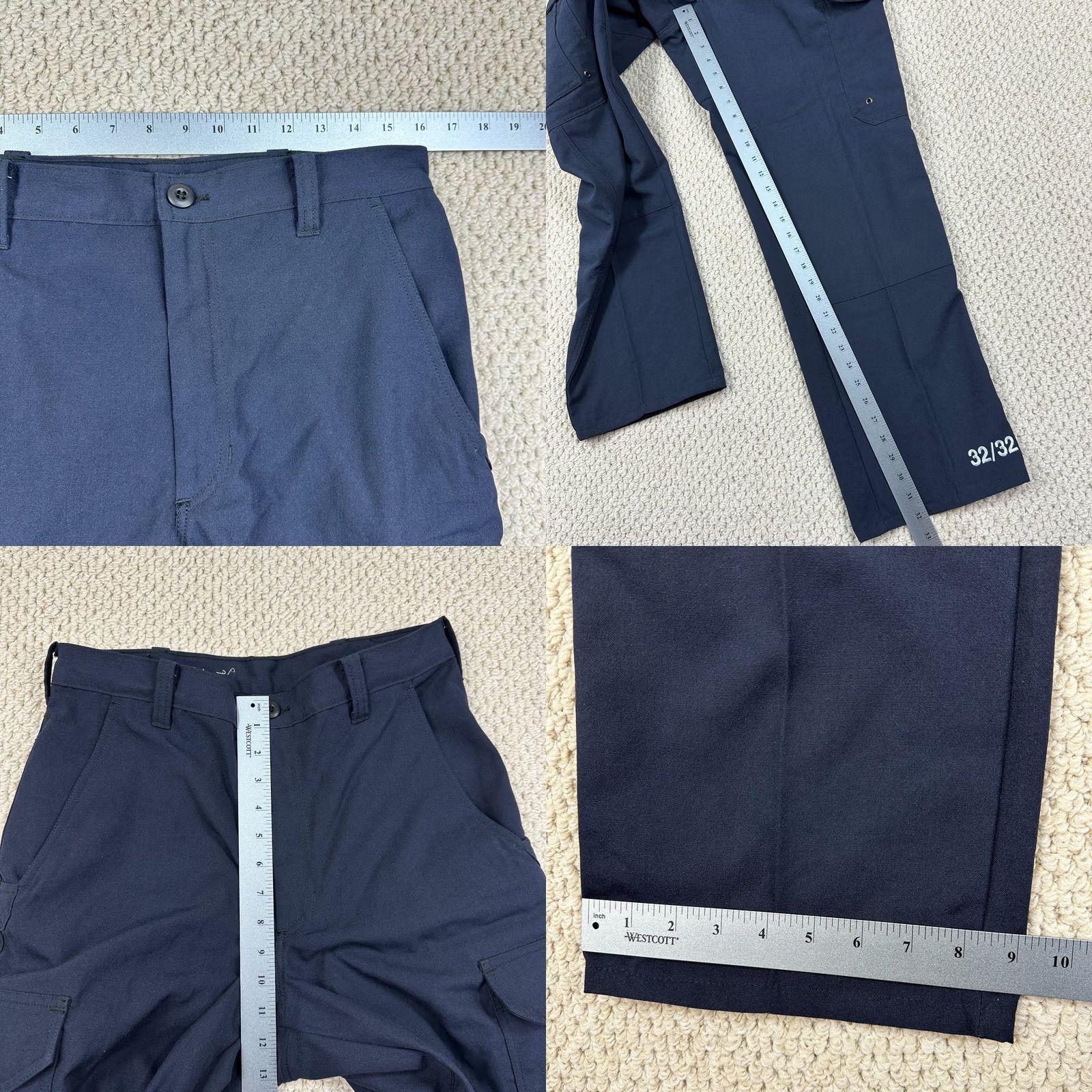 Vintage Lion BDU Nomex Pants Men 32x32 Navy Blue Cargo Workwear Size US 32 / EU 48 - 8 Thumbnail