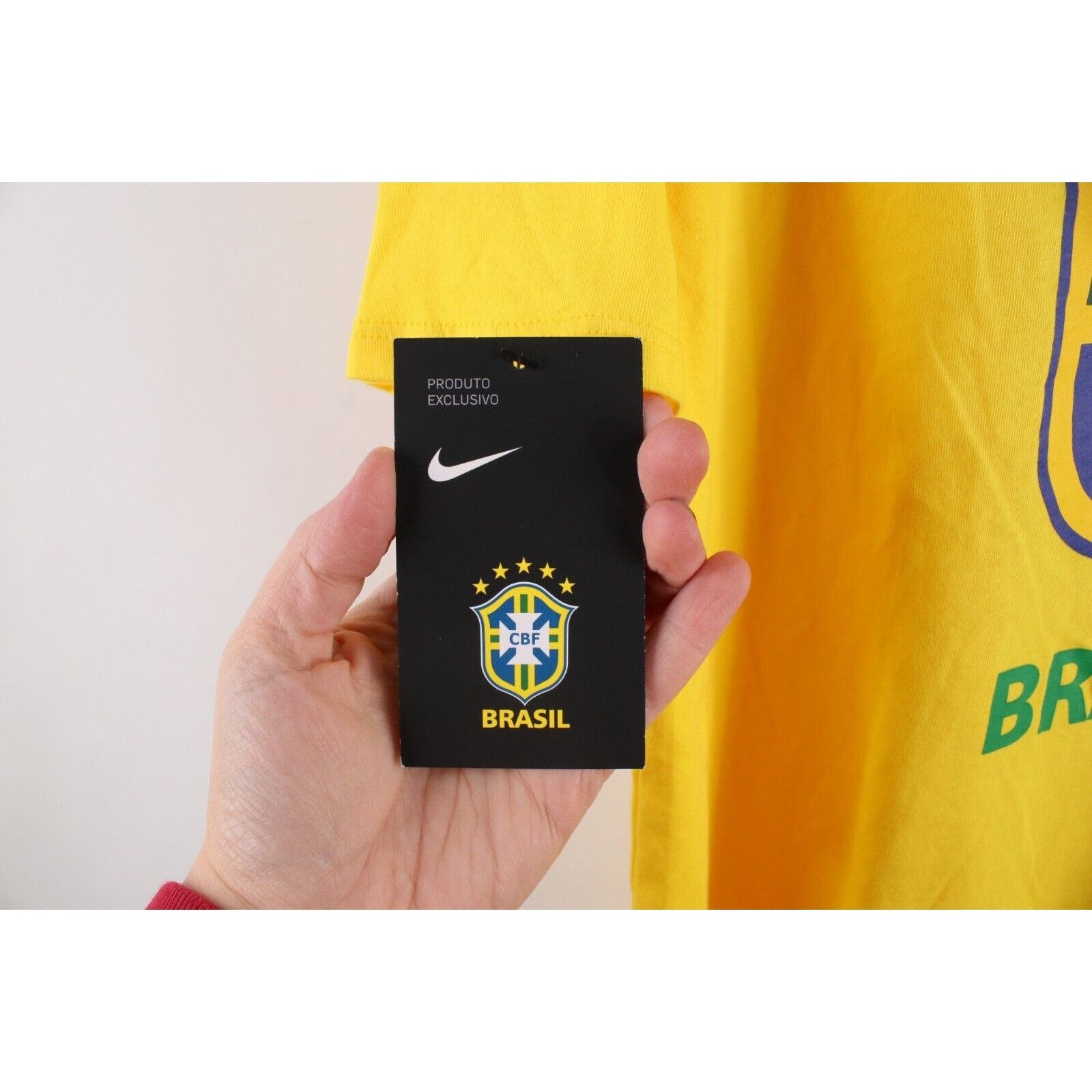 Nike New Nike Spell Out CBF Brasil Soccer National Team T-Shirt Size US M / EU 48-50 / 2 - 8 Thumbnail