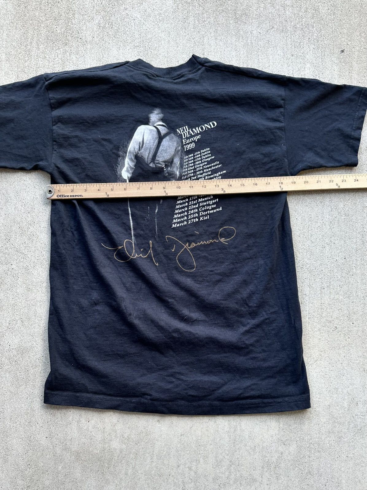 Band Tees × Vintage Vibtage Neil Diamond Concert Tee Shirt 90s Promo Merch Size US M / EU 48-50 / 2 - 5 Thumbnail