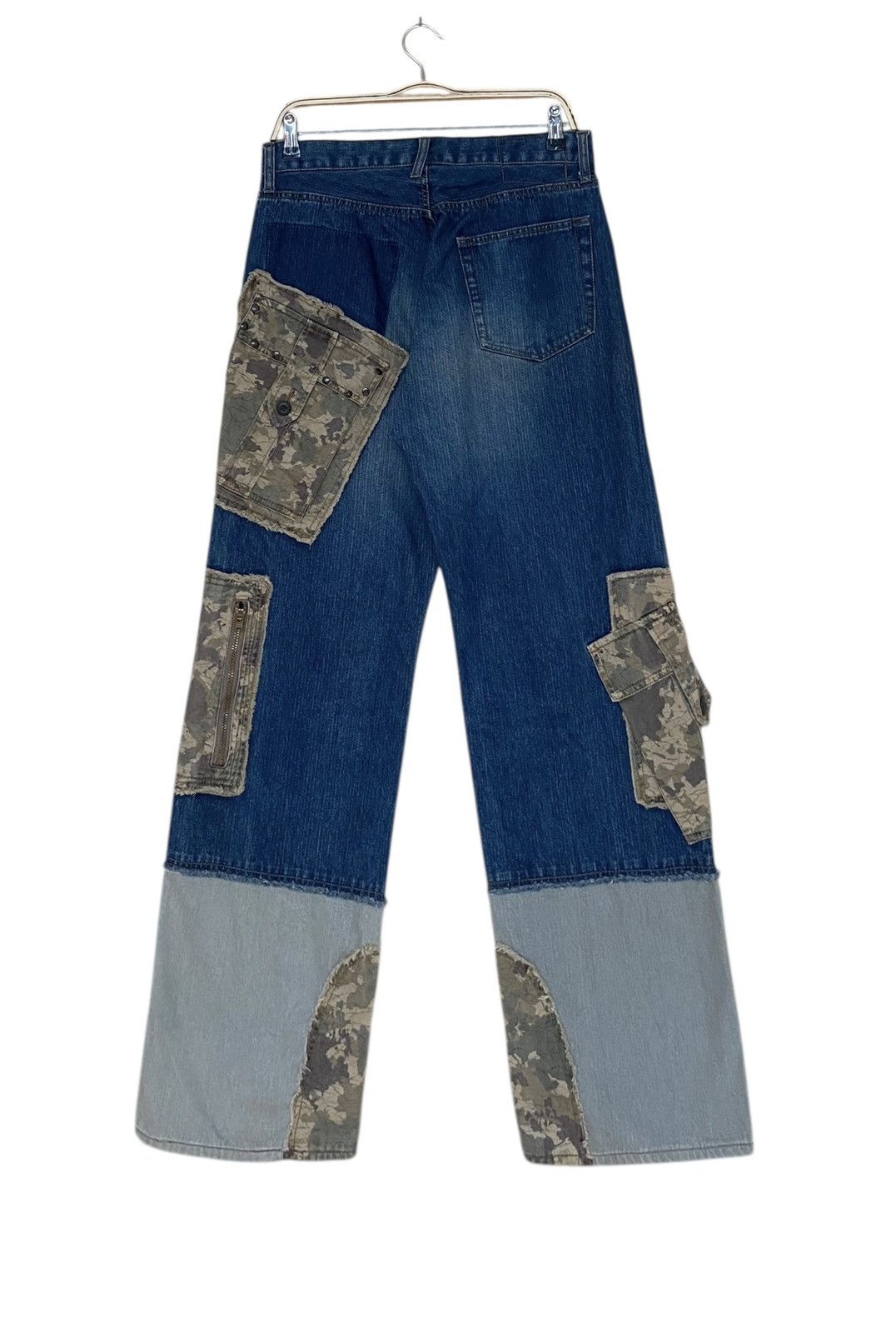 Japanese Brand × PPFM × Vintage Vintage Japanese Brand PPFM Baggy Tactical Jeans 1990s Size US 31 - 2 Thumbnail