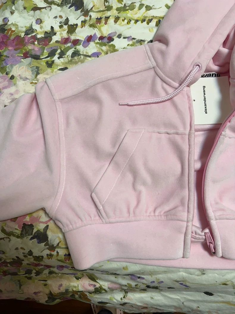 Alexander Wang Alexander Wang Pink Zip-Up Hoodie XS- Size XS / US 0-2 / IT 36-38 - 8 Thumbnail