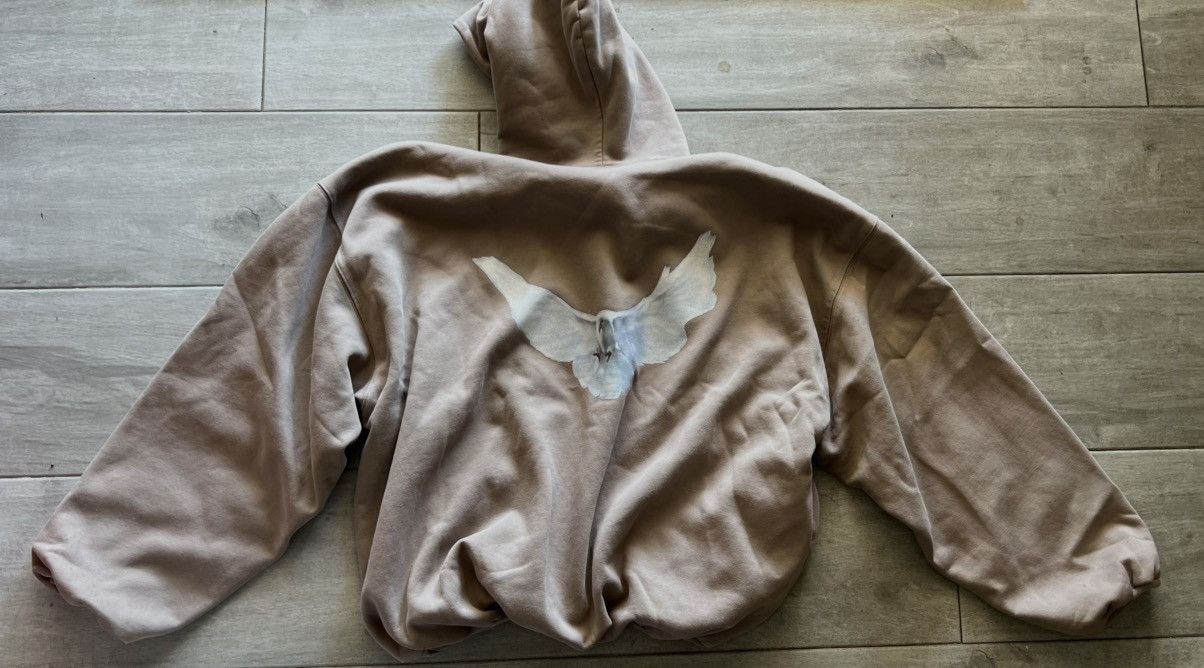 Yeezy Gap Balenciaga Washed Black Dove Hoodie Large YGEBB