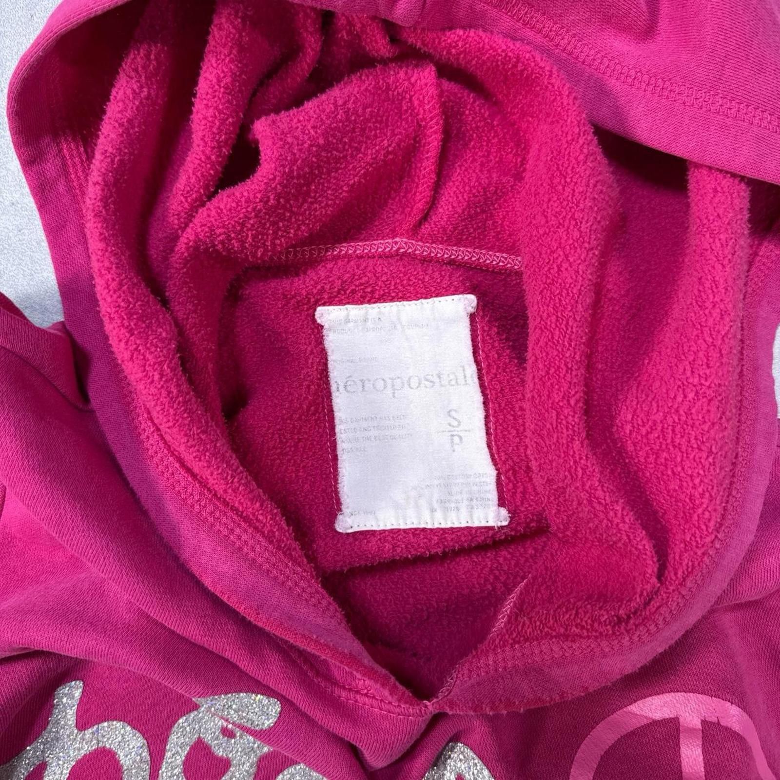 Aeropostale Y2K Aeropostale 00s Pink Hoodie Jacket Size S / US 4 / IT 40 - 7 Thumbnail