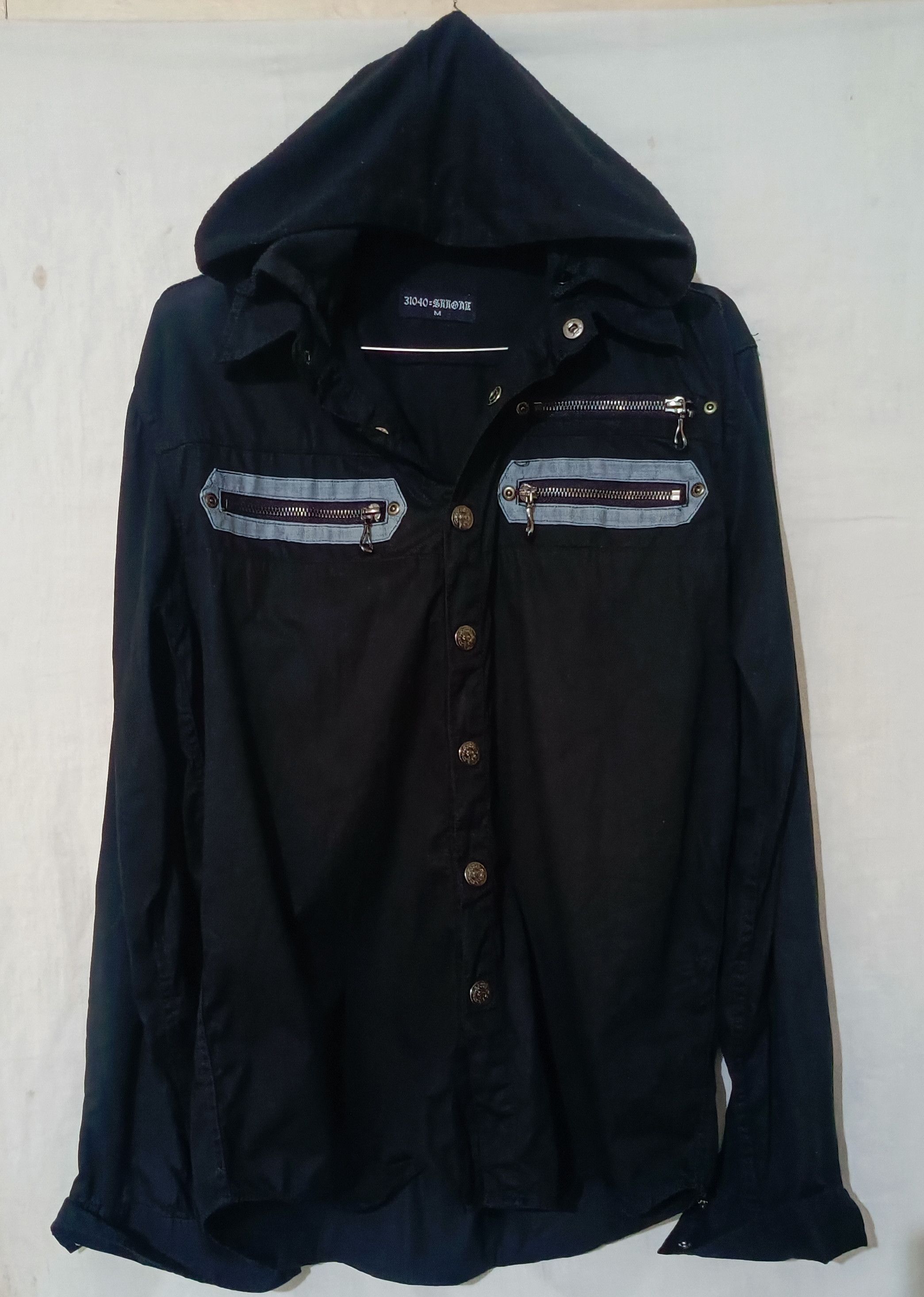 14th Addiction 31040-SKKONE Multi Zipper Hoodie Shirt Size US M / EU 48-50 / 2 - 1 Thumbnail