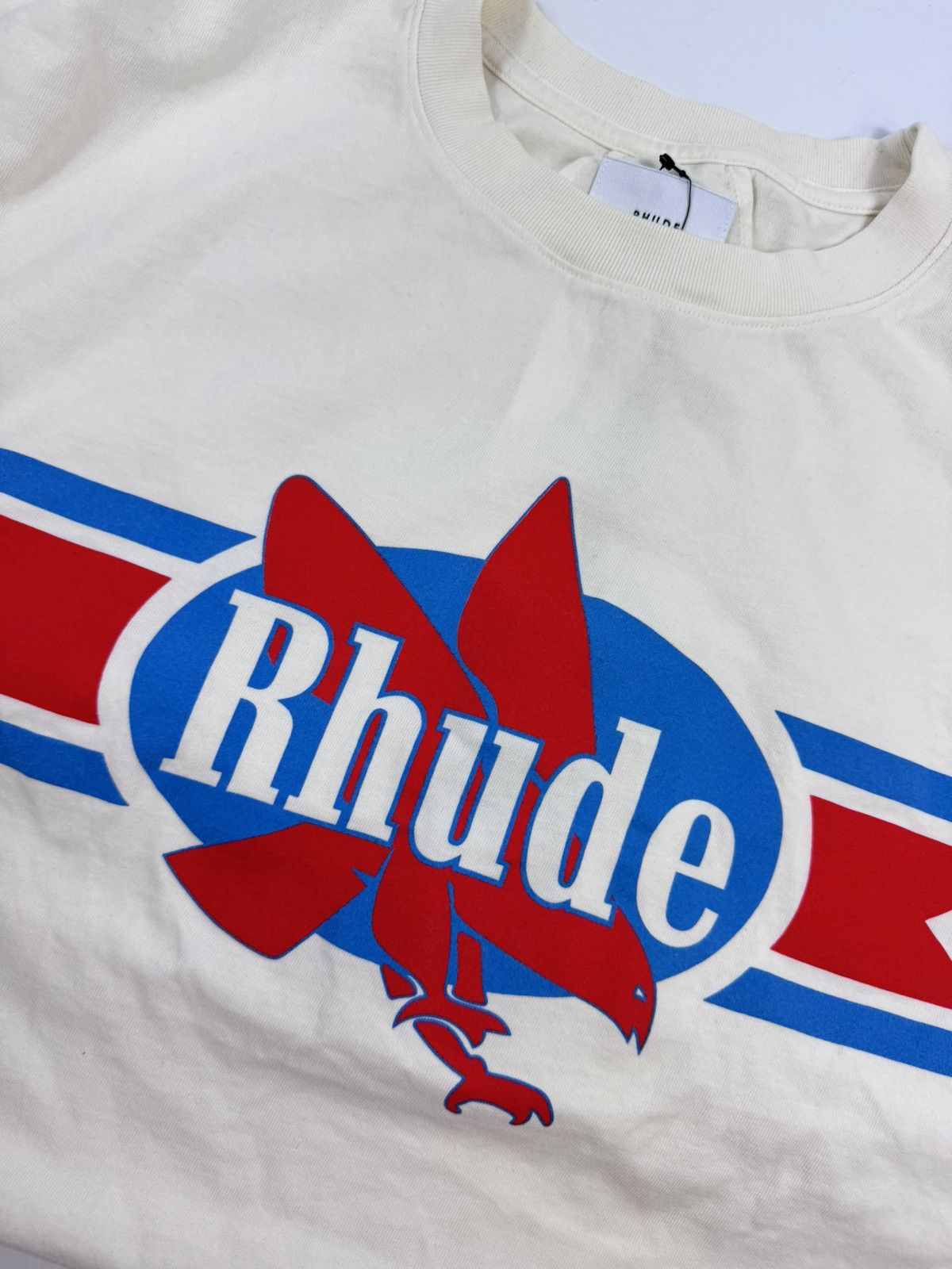 Rhude WINSTON LOGO PRINT T-SHIRT Size US XXL / EU 58 / 5 - 3 Thumbnail