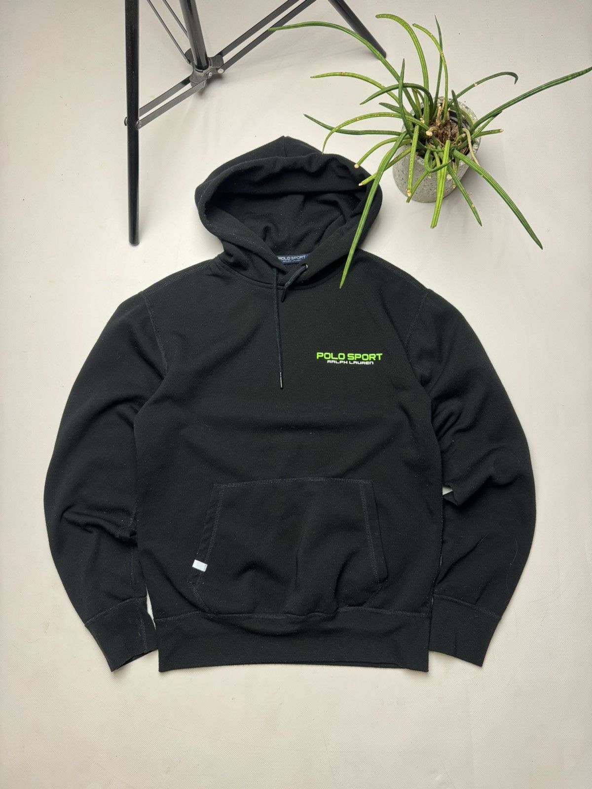Polo Ralph Lauren × Vintage Rare vintage Polo Ralph Lauren Sport hoodie black y2k Size US S / EU 44-46 / 1 - 1 Thumbnail