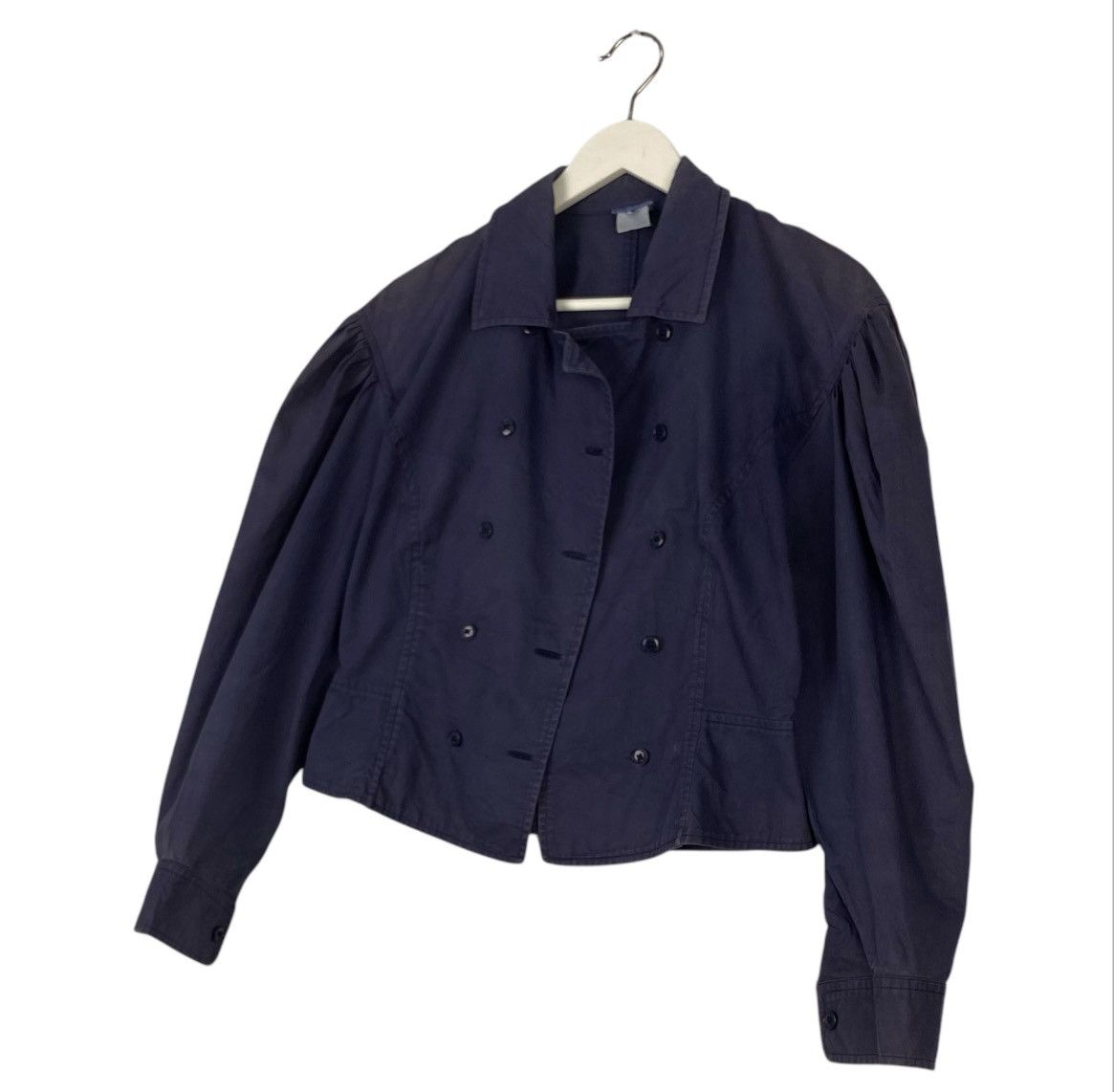 Kenzo × Vintage Kenzo paris cropped peacoat jacket Size ONE SIZE - 2 Thumbnail