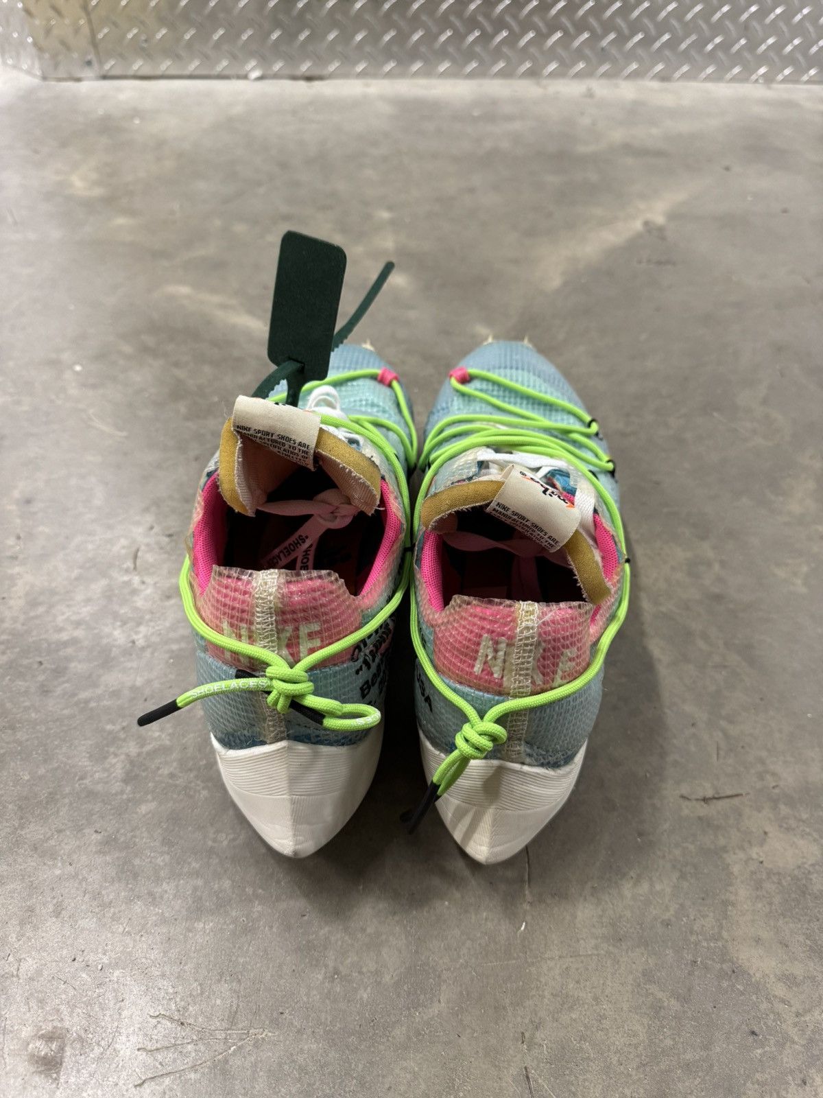 Nike × Off-White Nike Vapor Street WMNS Off-White Polarized Blue Size 12W Size US 12 / IT 42 - 5 Thumbnail