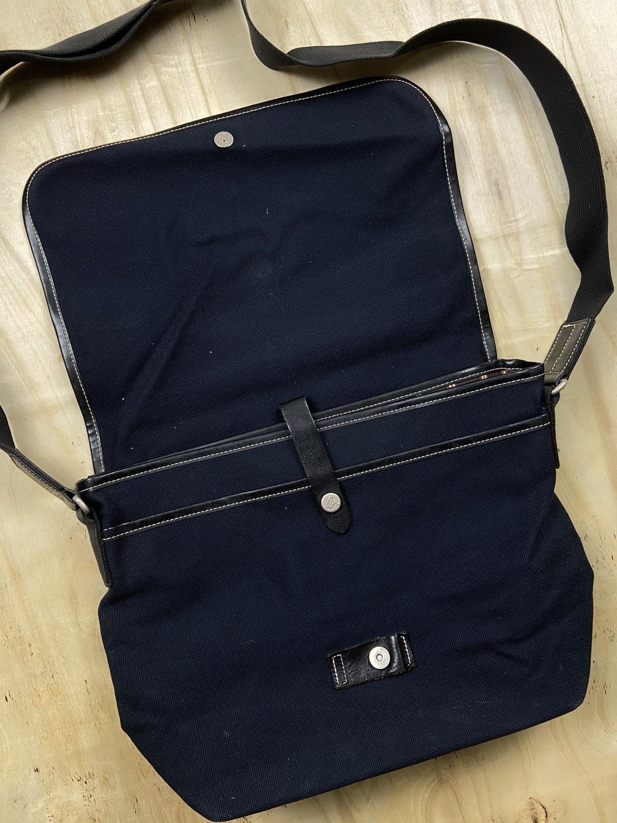 Designer × agnes b. Agnes B Archival Cotton Blend Messenger Bag Size ONE SIZE - 18 Thumbnail