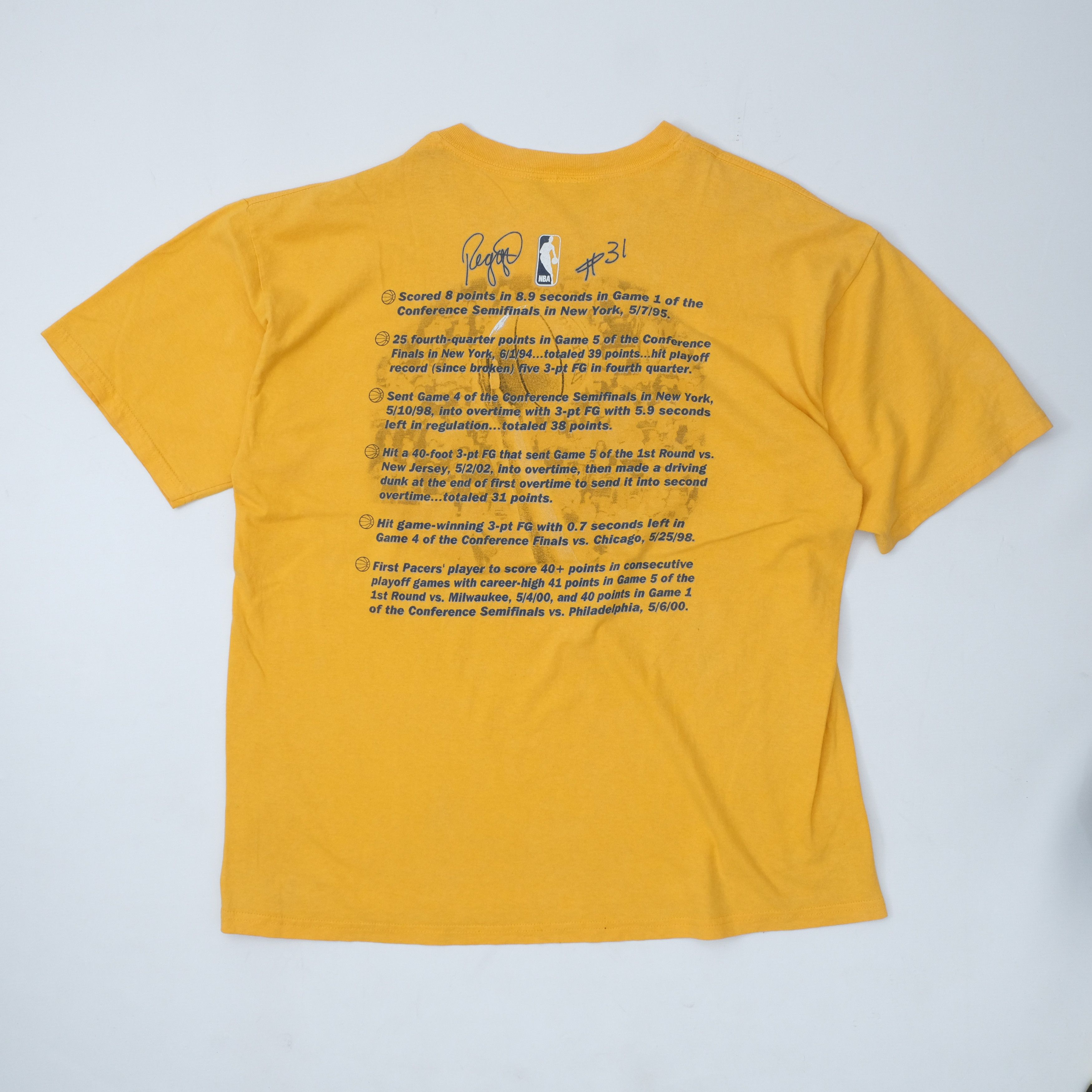 Other 2005 Indiana Pacers Miller Moments NBA Collection Yellow Tee Size US XL / EU 56 / 4 - 2 Thumbnail