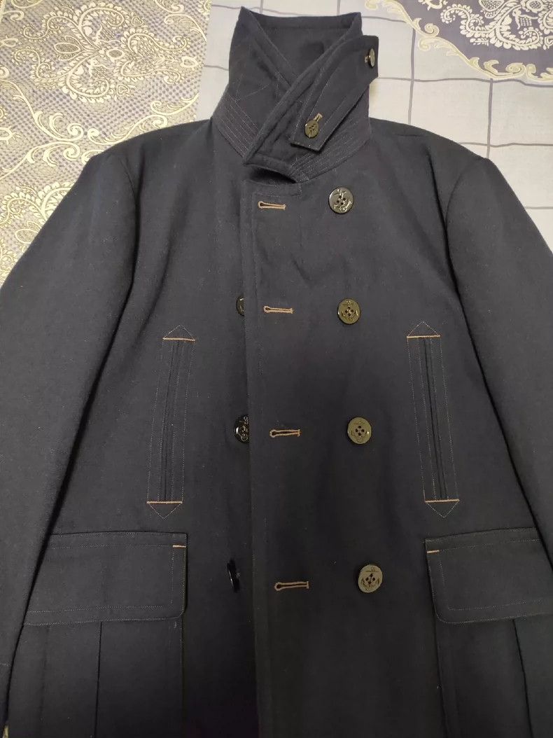 RRL Ralph Lauren RRL Ralph Lauren Wool blend woven navy coat Size US XL / EU 56 / 4 - 2 Thumbnail