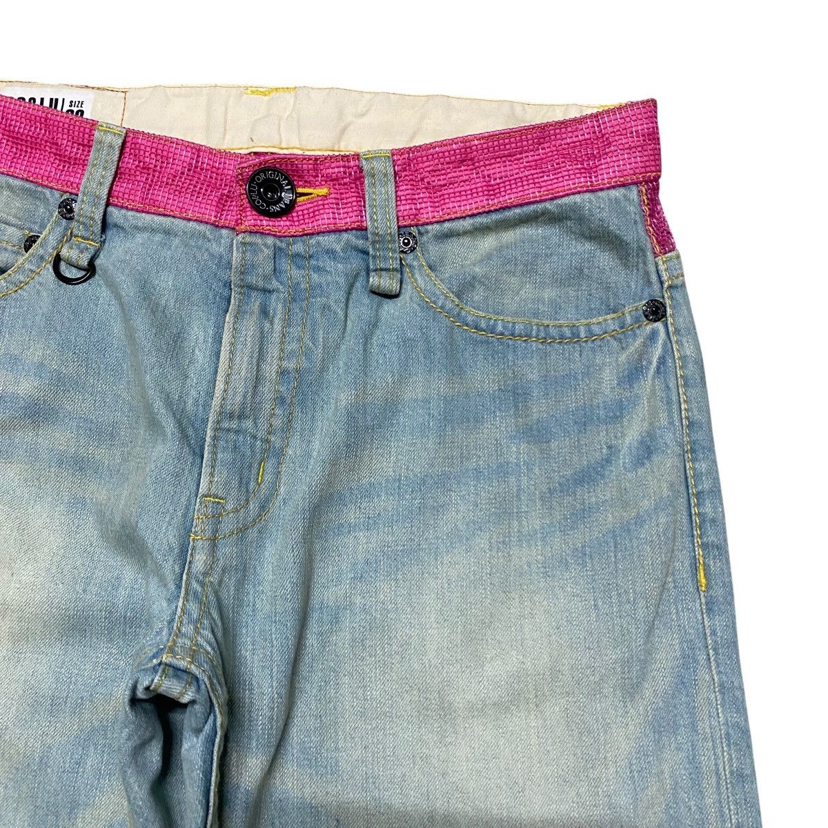 Japanese Brand CO&LU Denim Mesh Painter Jeans Size US 33 - 6 Thumbnail