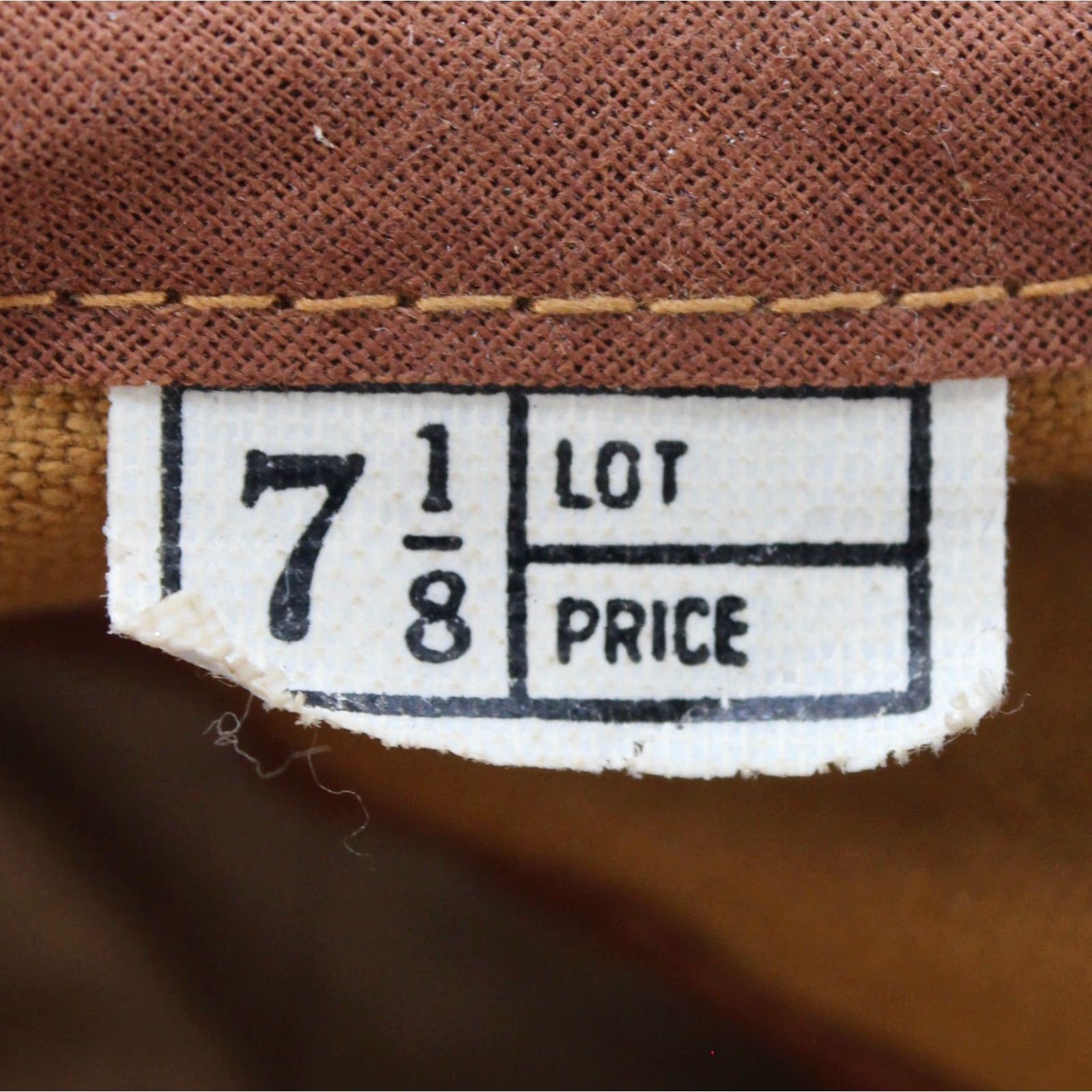 Vintage Men's VTG 1930s Brown Duck Canvas Hunting Cap Sz 7 1/8 Hat 30s Size ONE SIZE - 6 Thumbnail