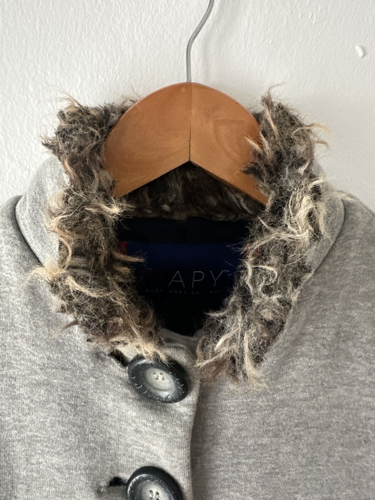 Bape BAPY Fur Trim Button Military Jacket Size M / US 6-8 / IT 42-44 - 3 Thumbnail