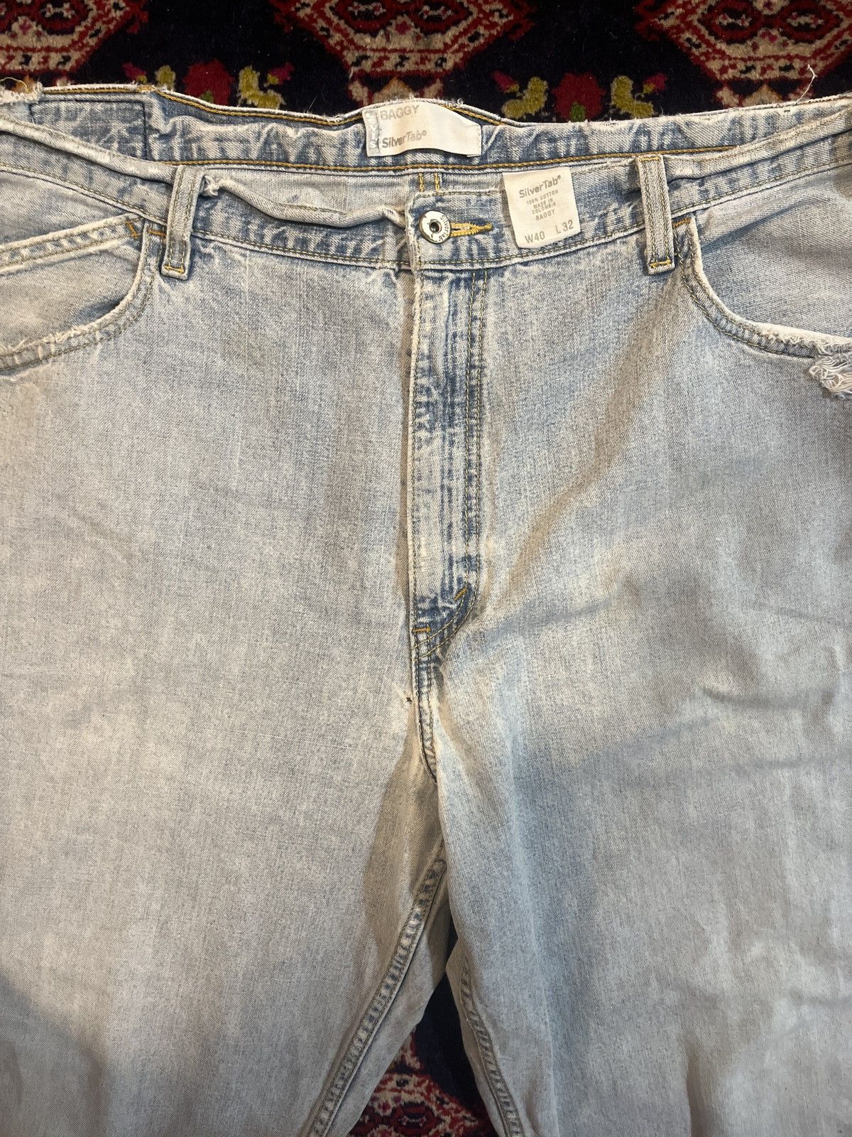 Levi's Light blue baggy silvertab Size US 40 / EU 56 - 3 Thumbnail