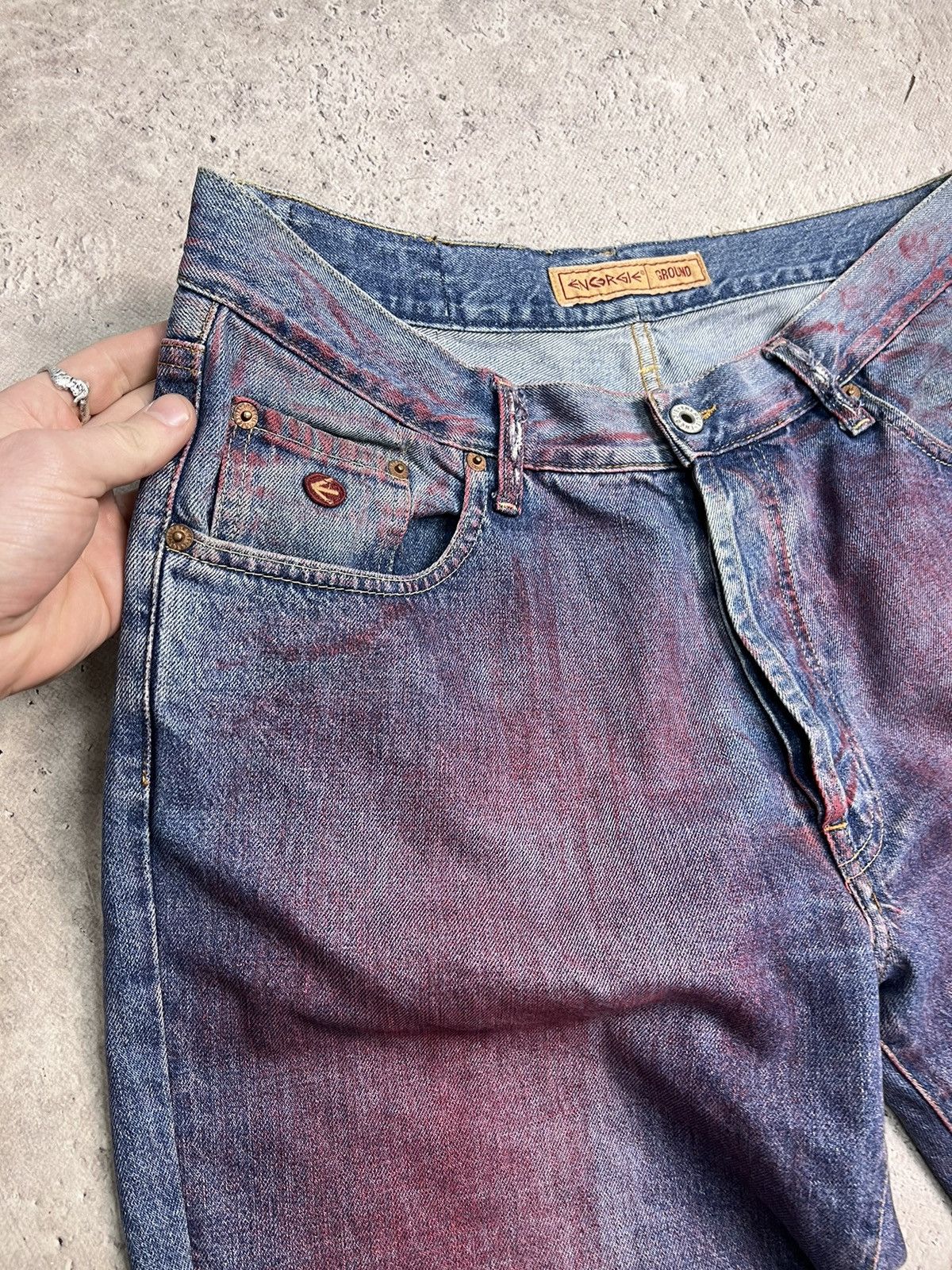 Carhartt × JNCO × Vintage Crazy Vintage Y2K Baggy Carpenter Jeans Utility Skater JNCO Size US 32 / EU 48 - 8 Thumbnail